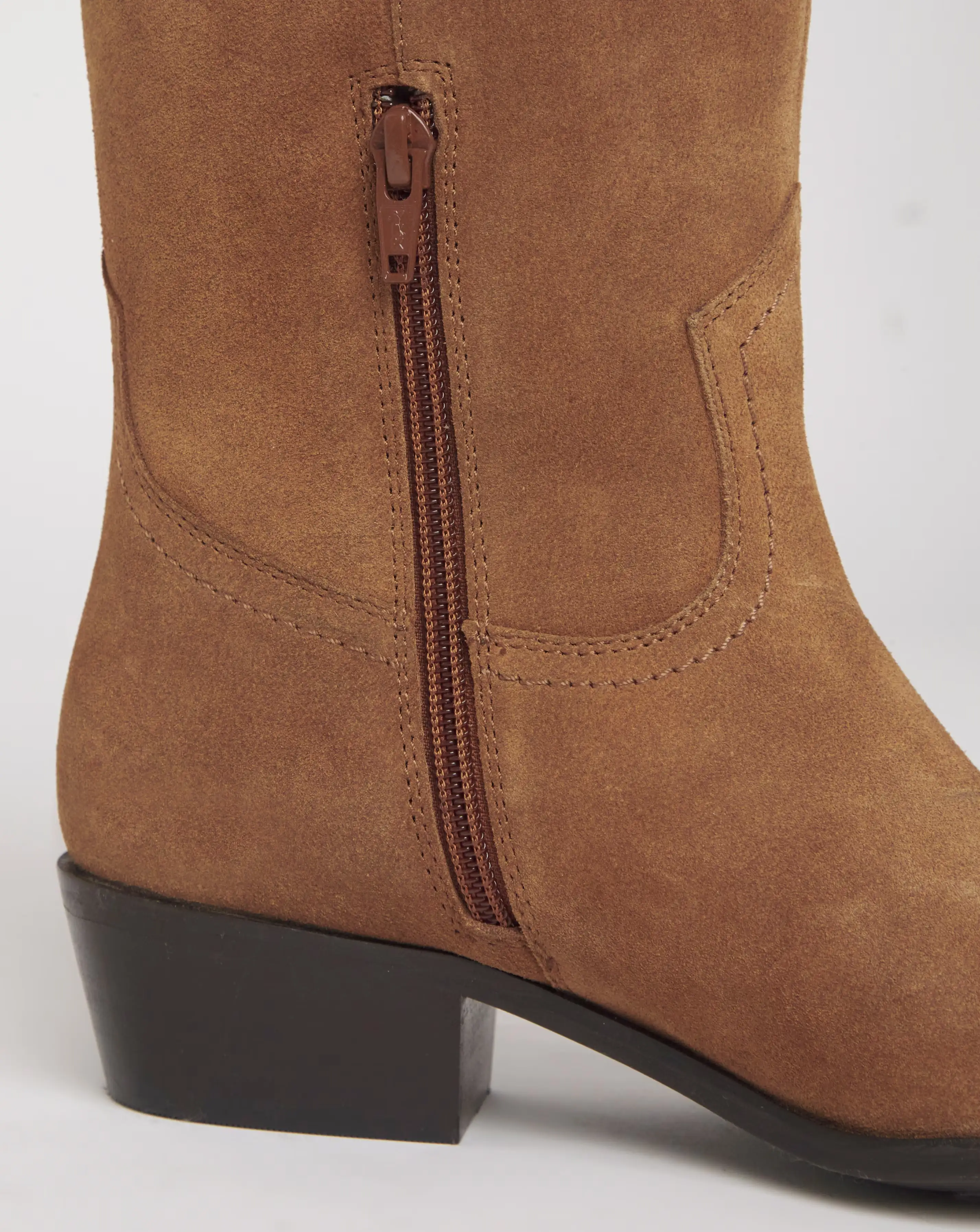 Bonnie Knee High Suede Western Boots - Extra Wide Fit (EEE) & Curvy Calf 5 Bonnie Knee High Suede Western Boots - Extra Wide Fit (EEE) & Curvy Calf