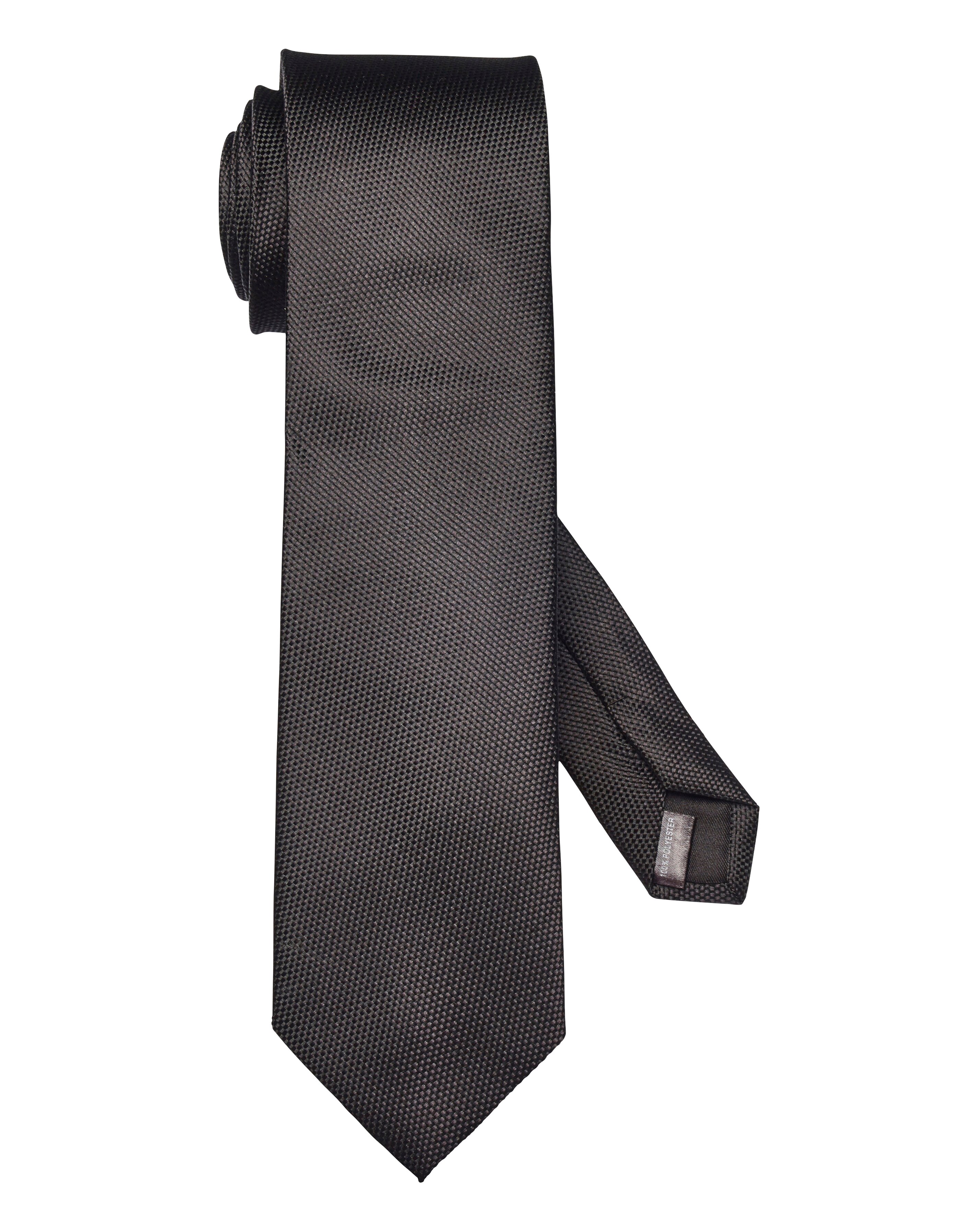 Black Plain Tie 1 Black Plain Tie