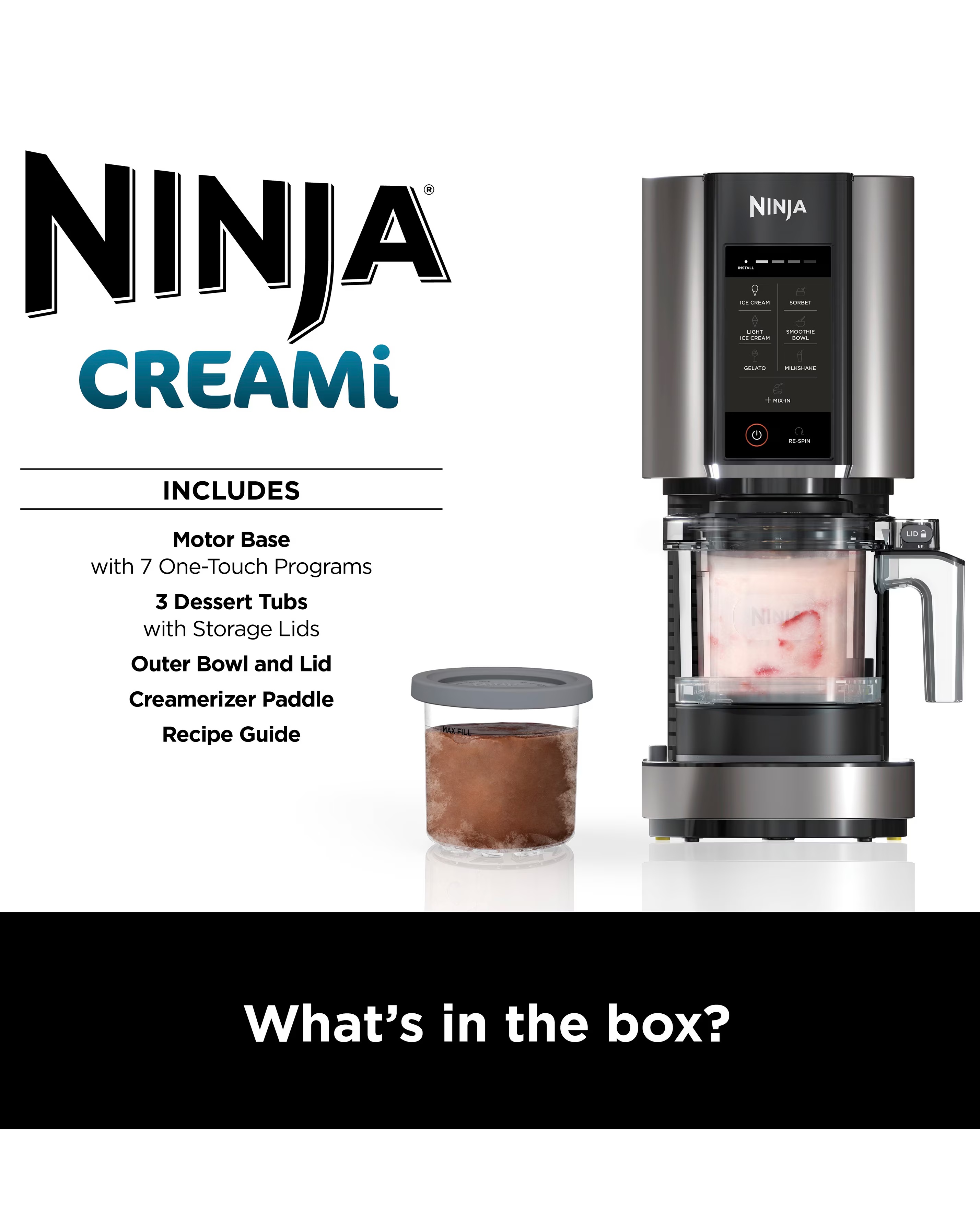 Ninja Ice Cream Maker NC300UK 12 Ninja Ice Cream Maker NC300UK