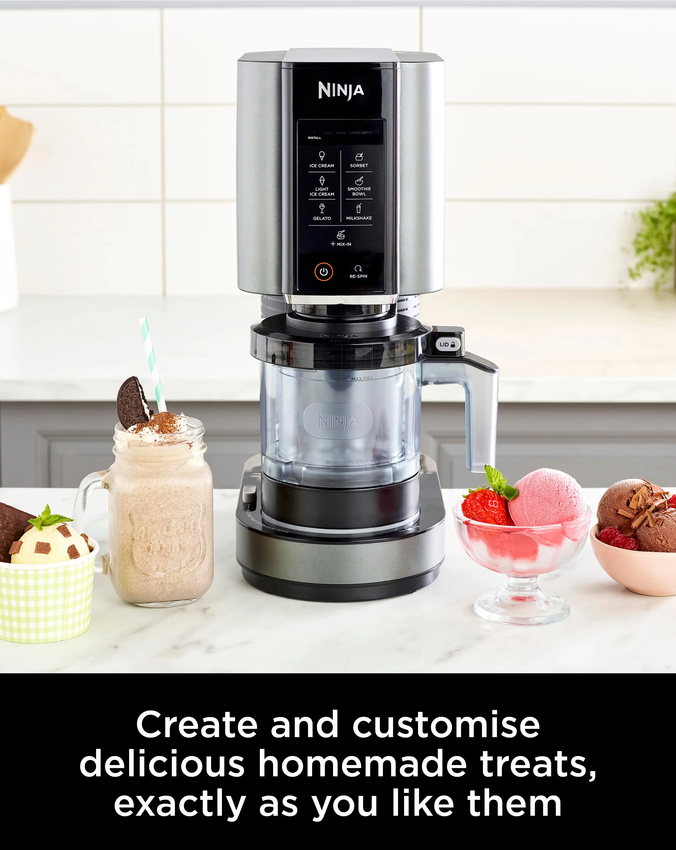 Ninja Ice Cream Maker NC300UK 8 Ninja Ice Cream Maker NC300UK