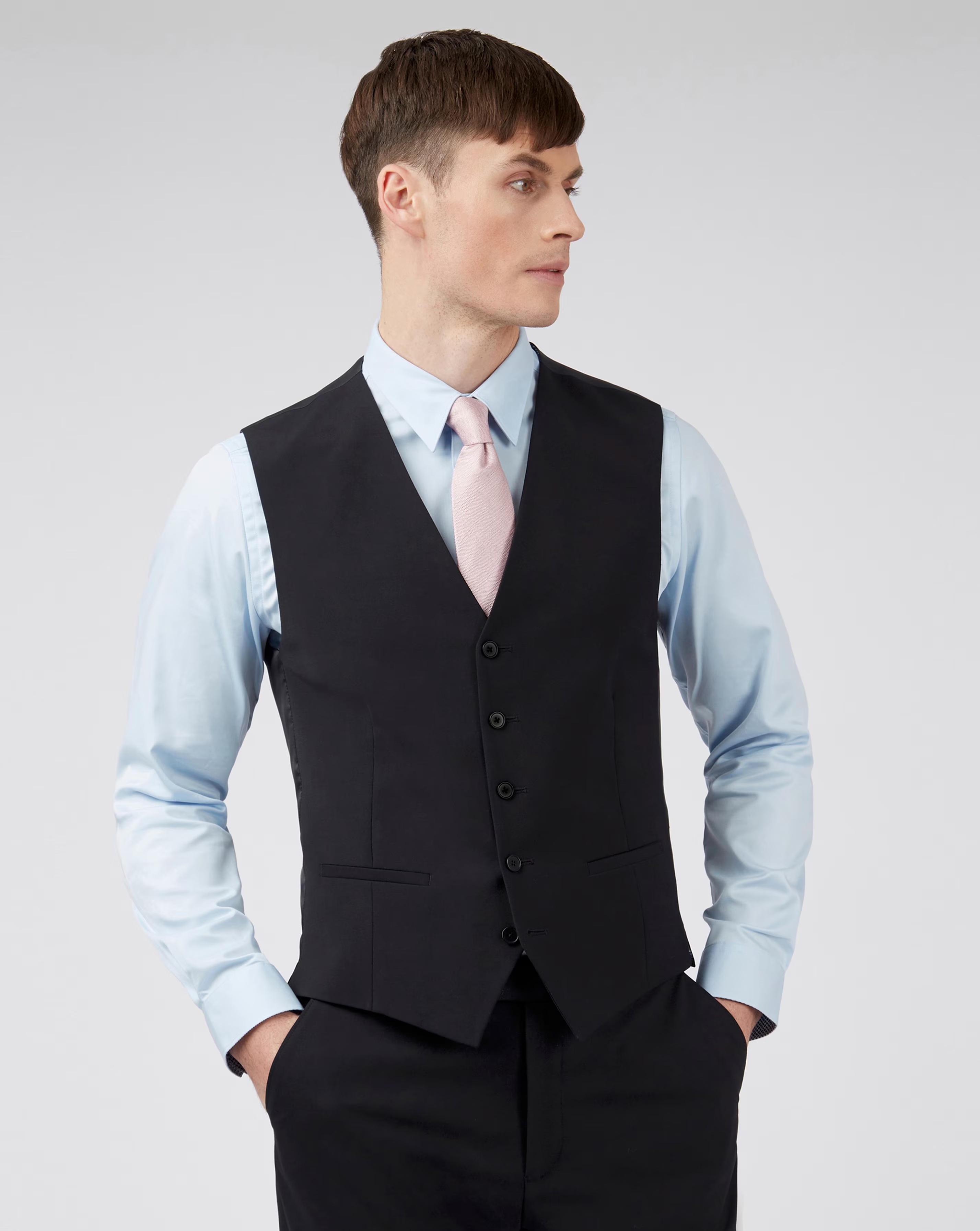 Ted Baker Regular Fit Panama Waistcoat 1 Ted Baker Regular Fit Panama Waistcoat