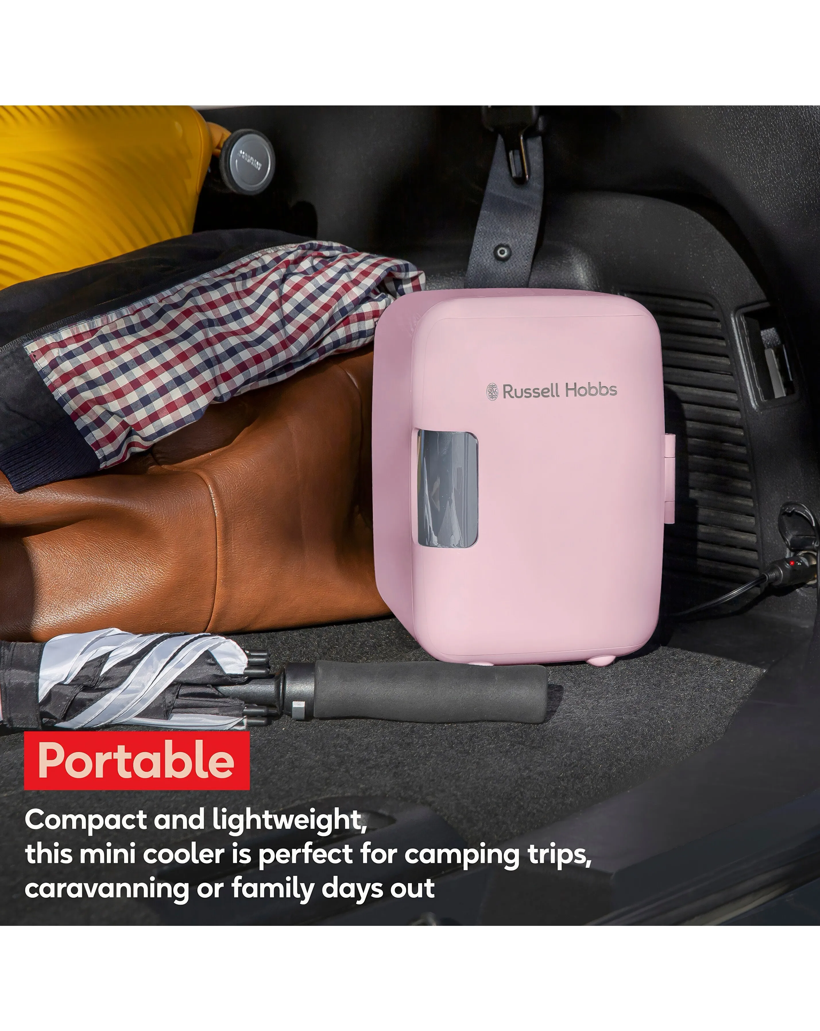 Russell Hobbs RH4CLR1001P Mini Cooler 4L - Pink 3 Russell Hobbs RH4CLR1001P Mini Cooler 4L - Pink