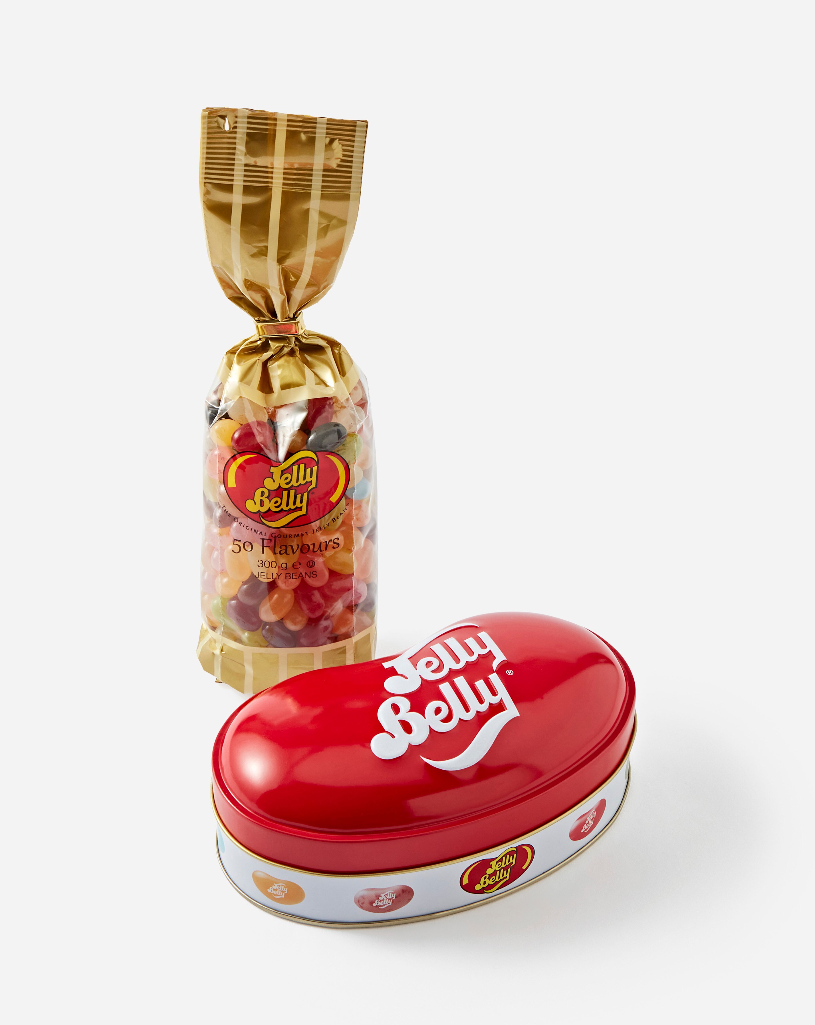Jelly Belly Assorted Flavour Gift Tin & Assorted Mix Bag 2 Jelly Belly Assorted Flavour Gift Tin & Assorted Mix Bag