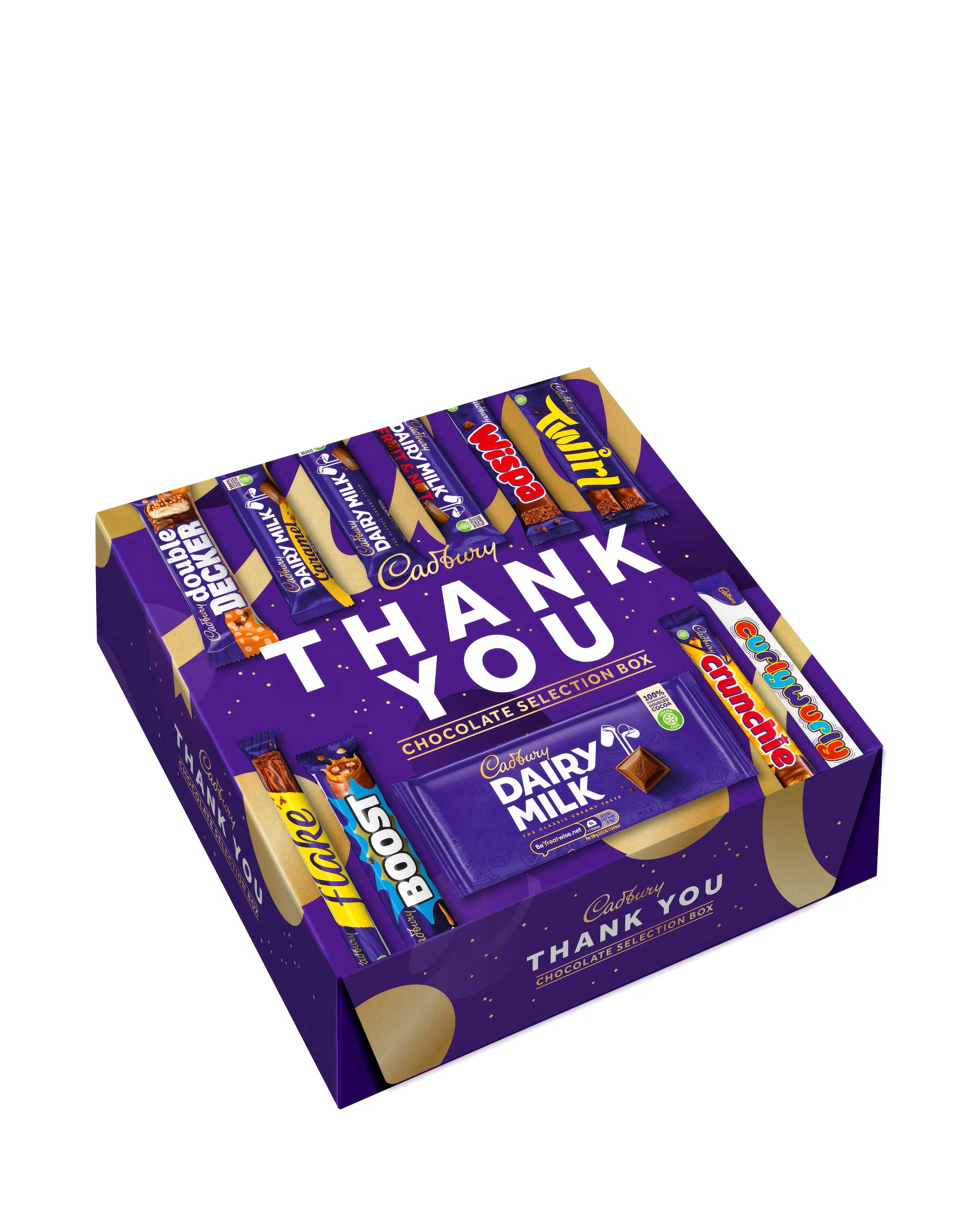 Cadbury 'Thank You' Double Deck Chocolate Selection Box 2 Cadbury 'Thank You' Double Deck Chocolate Selection Box