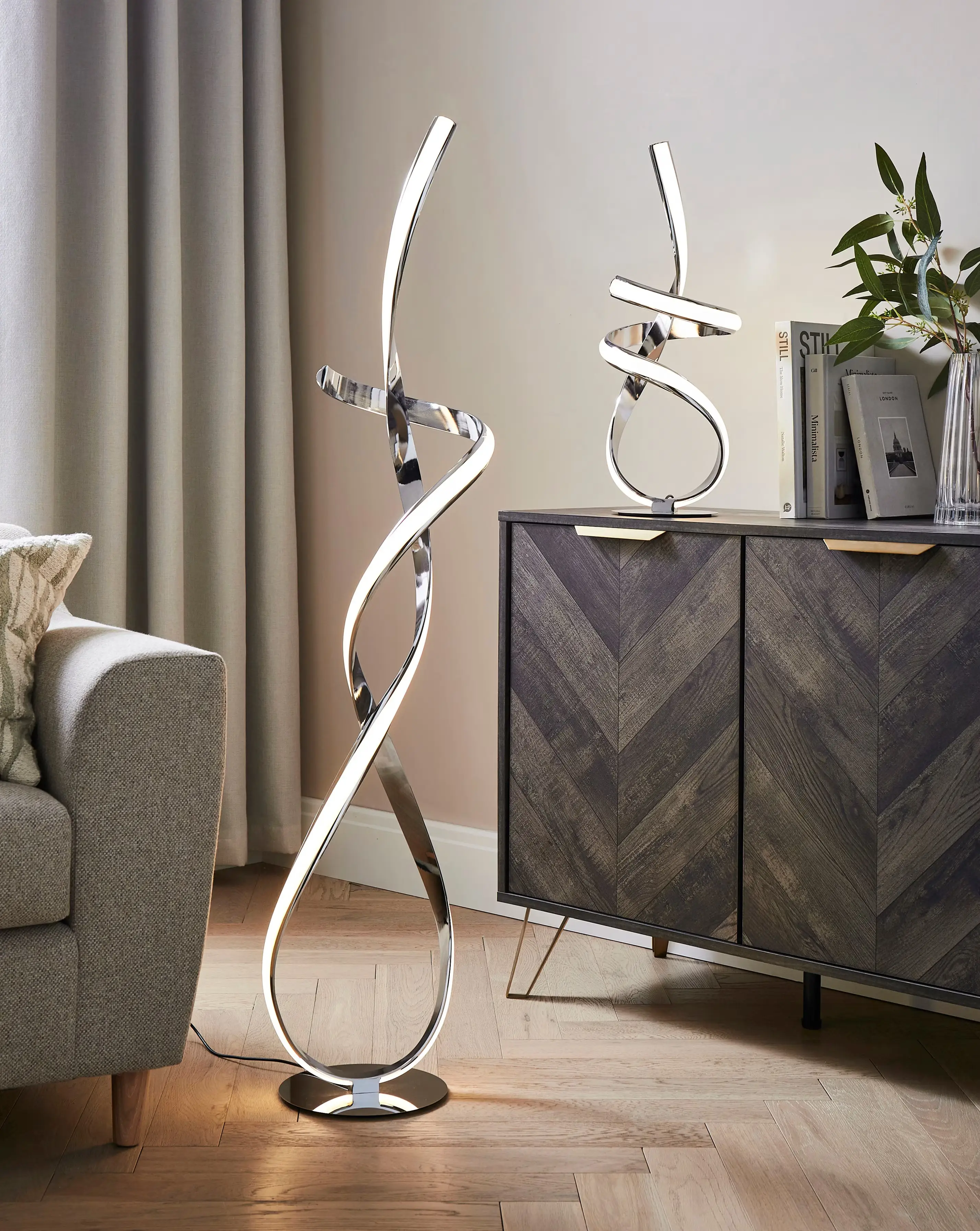 Ribbon LED Floor Lamp 4 Ribbon LED Floor Lamp