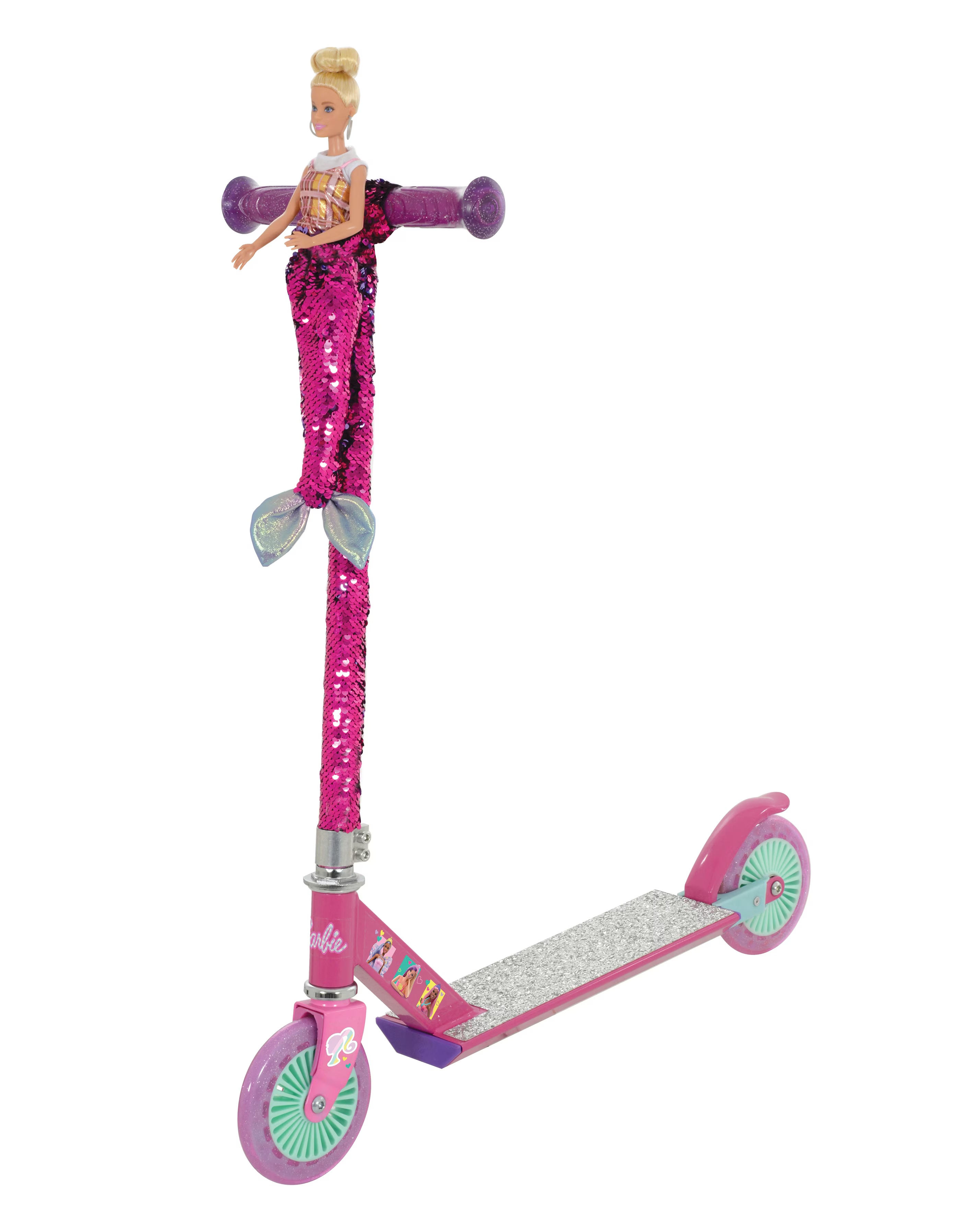 Barbie Mermaid Sequin Inline Scooter 3 Barbie Mermaid Sequin Inline Scooter