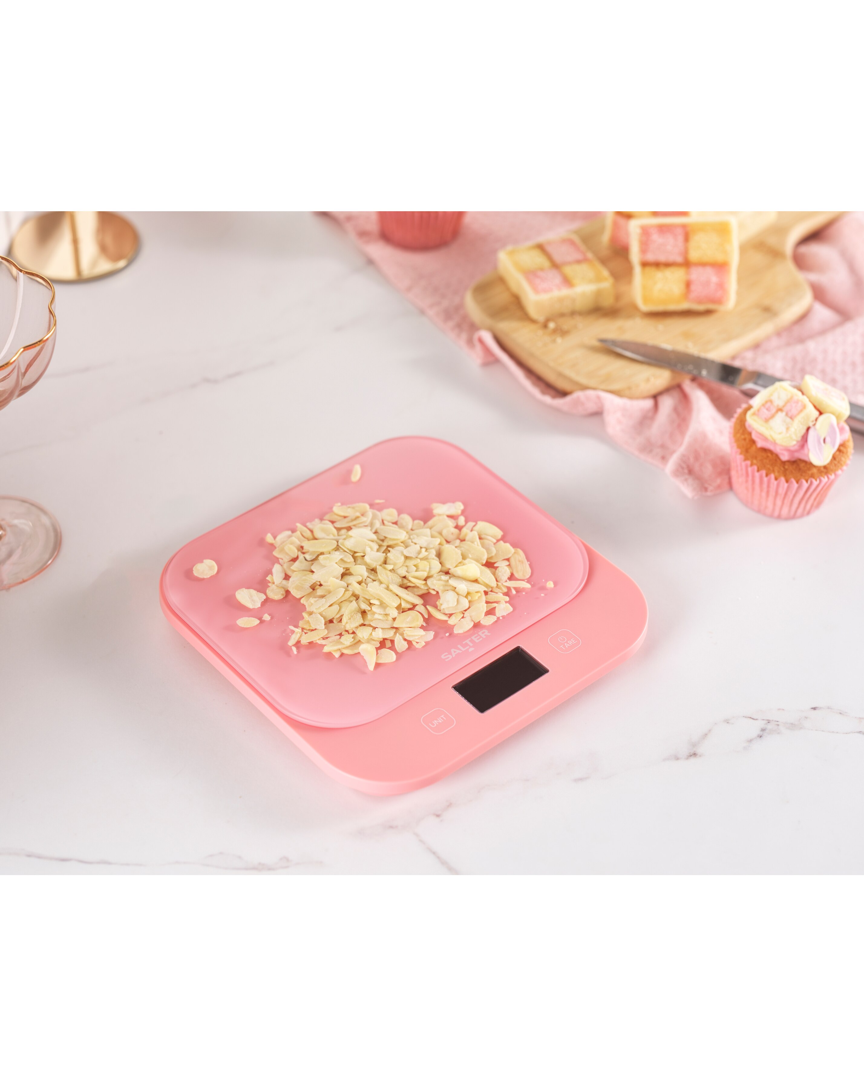 Salter British Bakes Waterproof Scale - Pink 3 Salter British Bakes Waterproof Scale - Pink