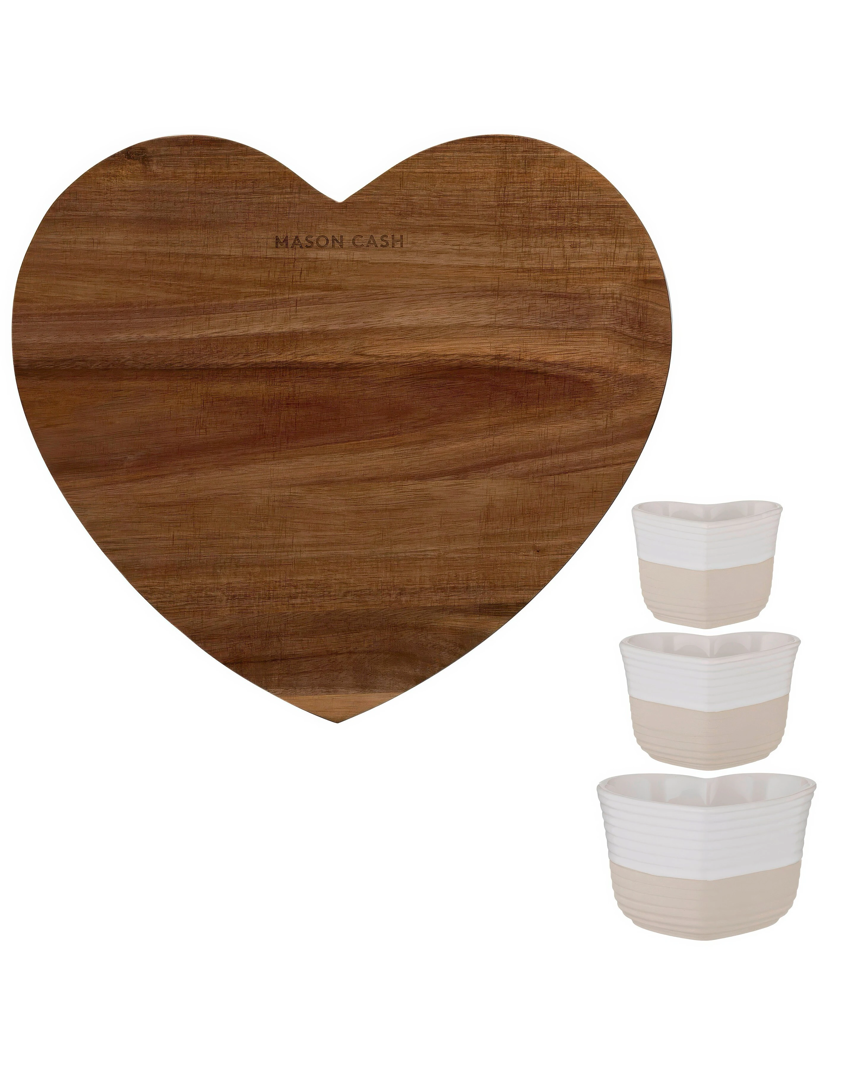Mason Cash Rustic Charm Measuring Cups and Chopping Board 1 Mason Cash Rustic Charm Measuring Cups and Chopping Board