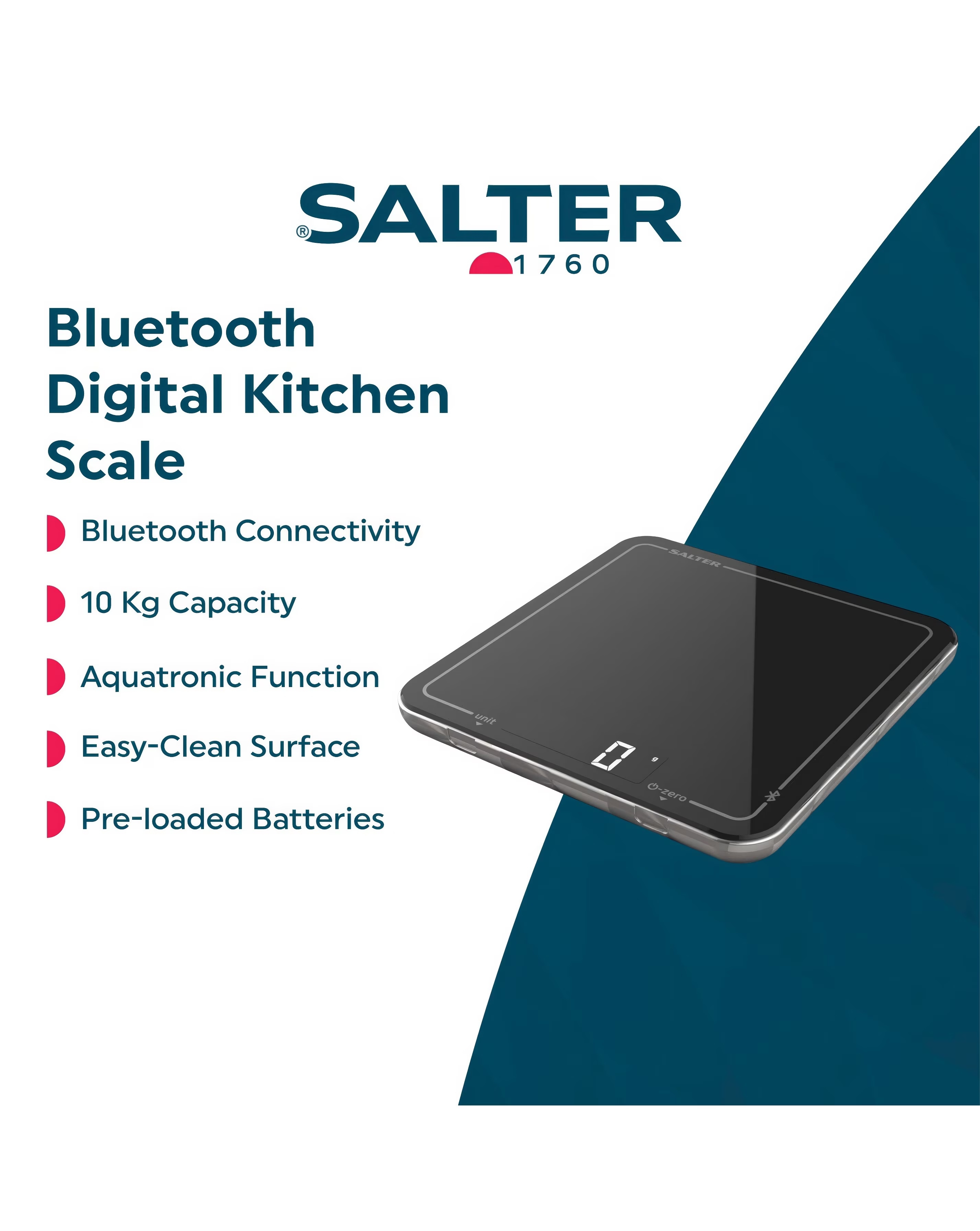 Salter Cook Pro Bluetooth Scale 7 Salter Cook Pro Bluetooth Scale