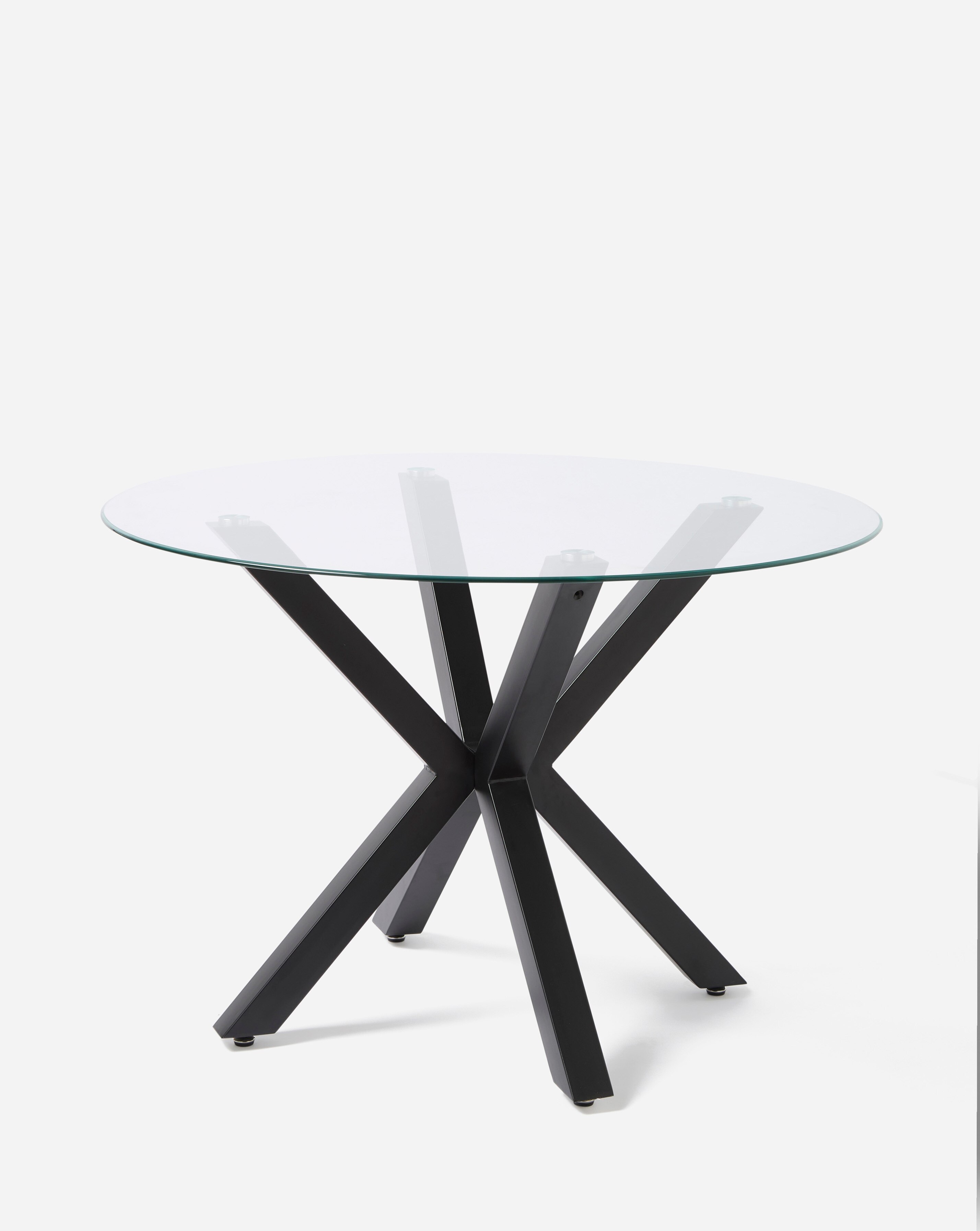 Bodie Black Dining Table with 4 Emilie Velvet Chairs 3 Bodie Black Dining Table