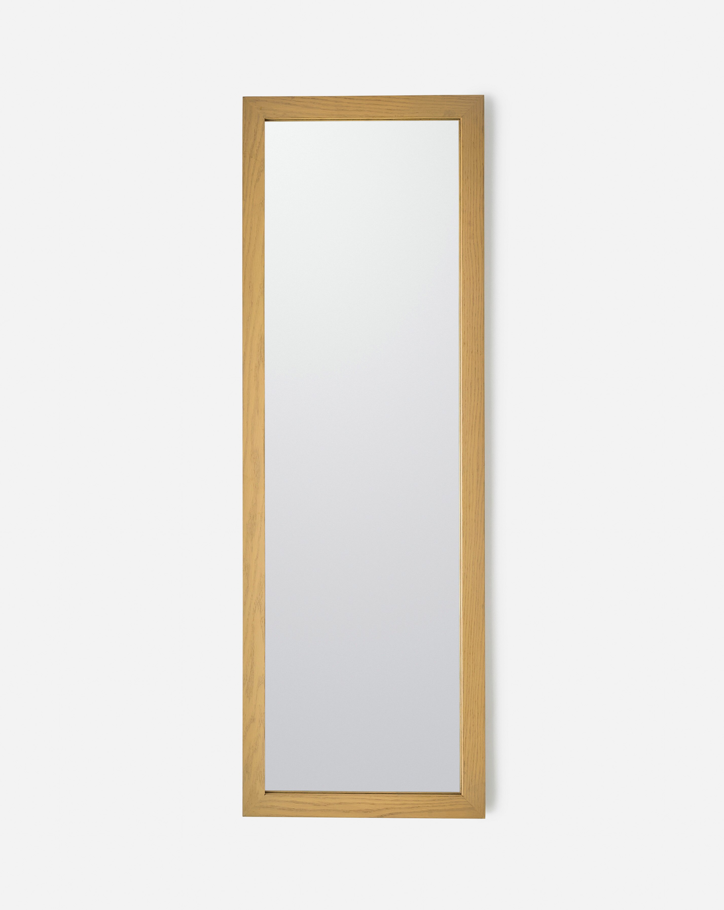 Long Wall Mirror - Oak 2 Long Wall Mirror - Oak