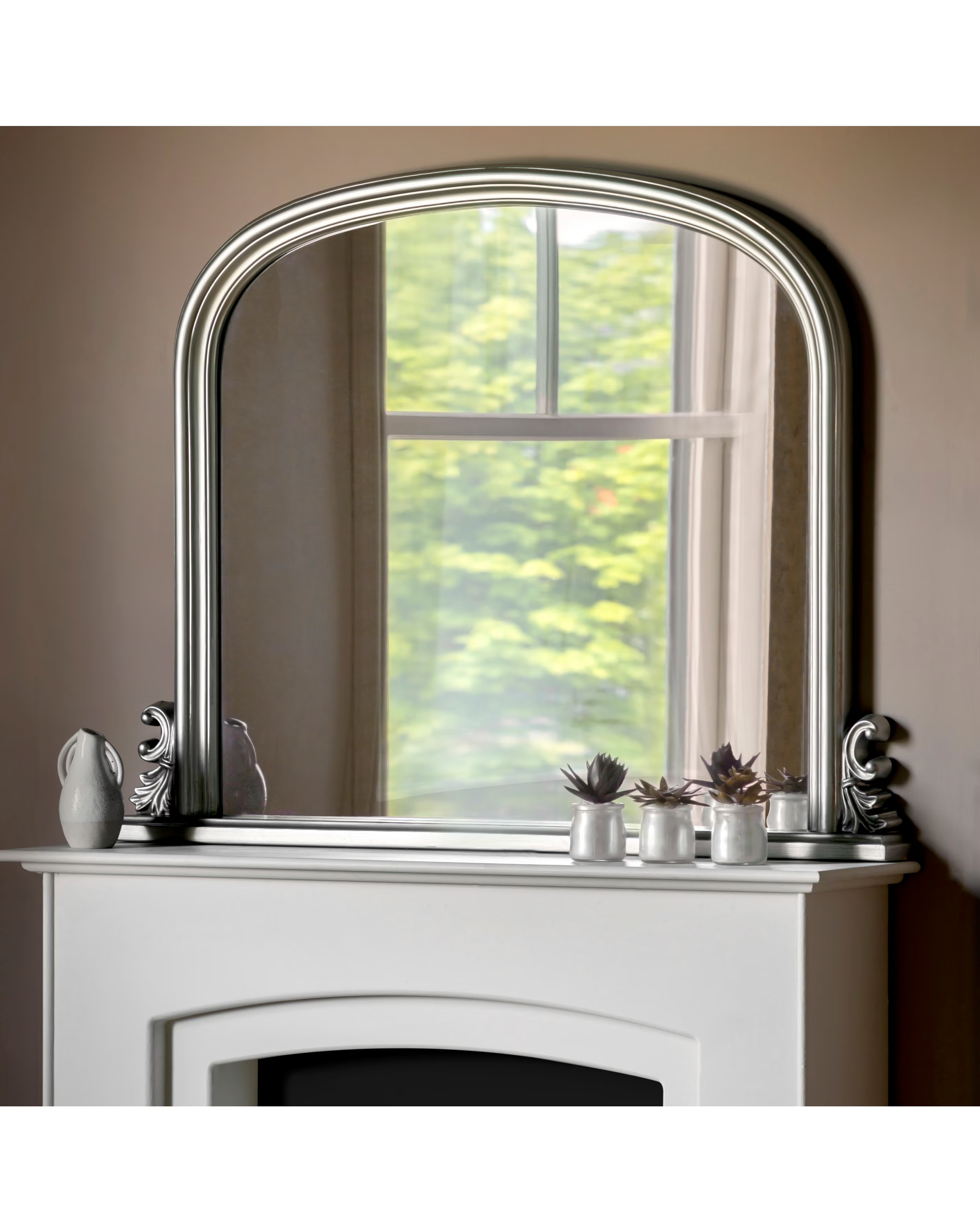 Gallery Thornby Mirror Silver 1 Gallery Thornby Mirror Silver