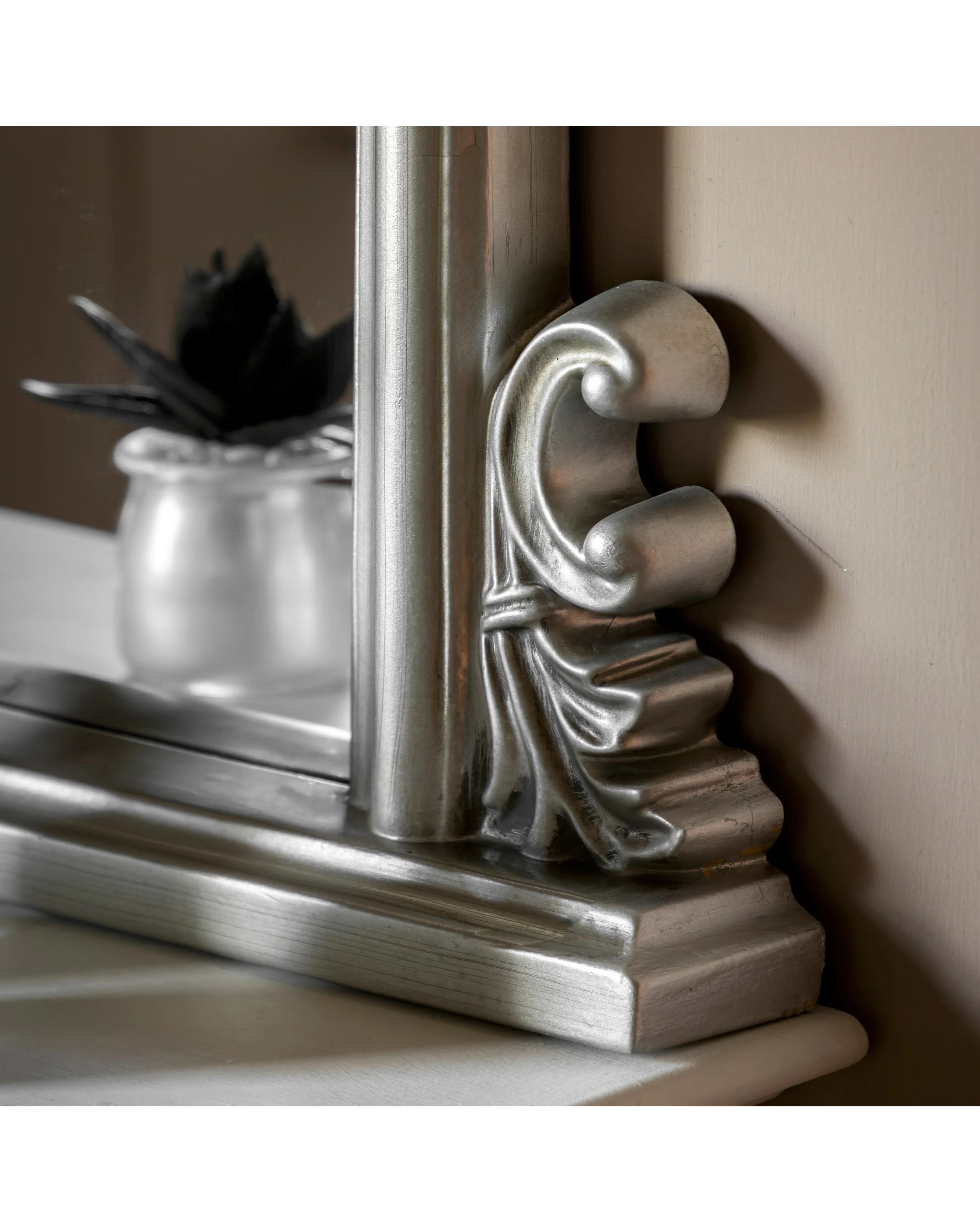 Gallery Thornby Mirror Silver 2 Gallery Thornby Mirror Silver