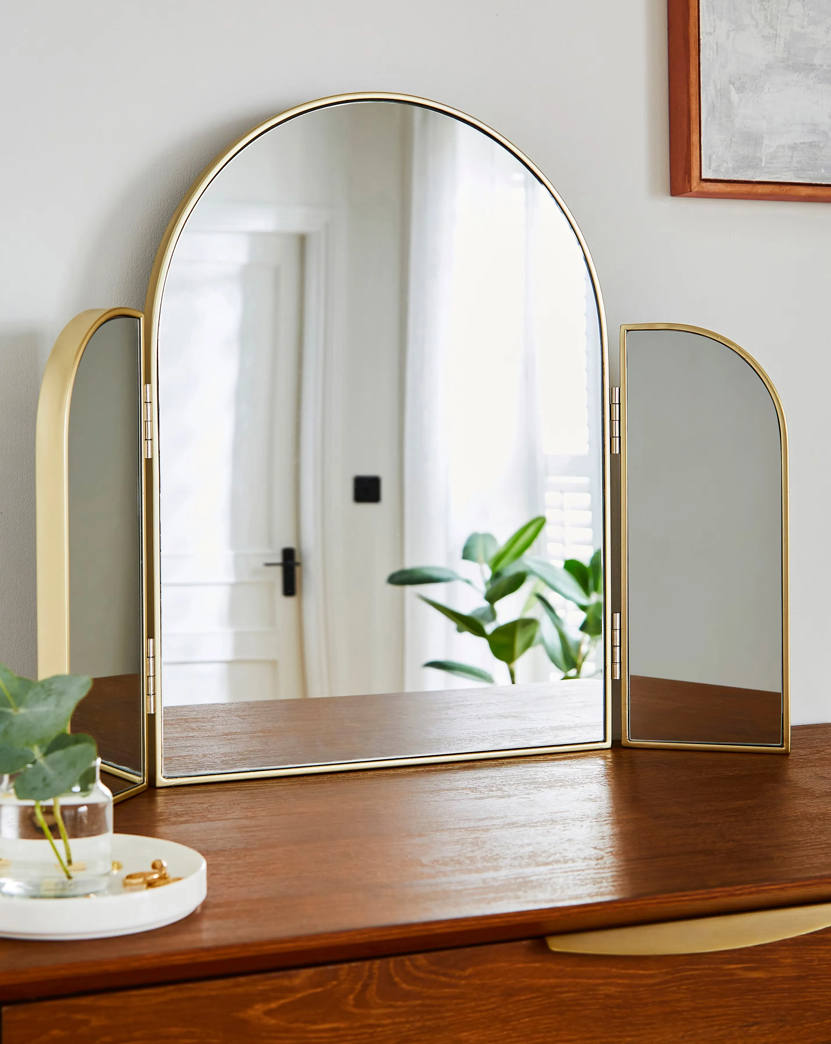 Gold Table Top Mirror 1 Gold Table Top Mirror