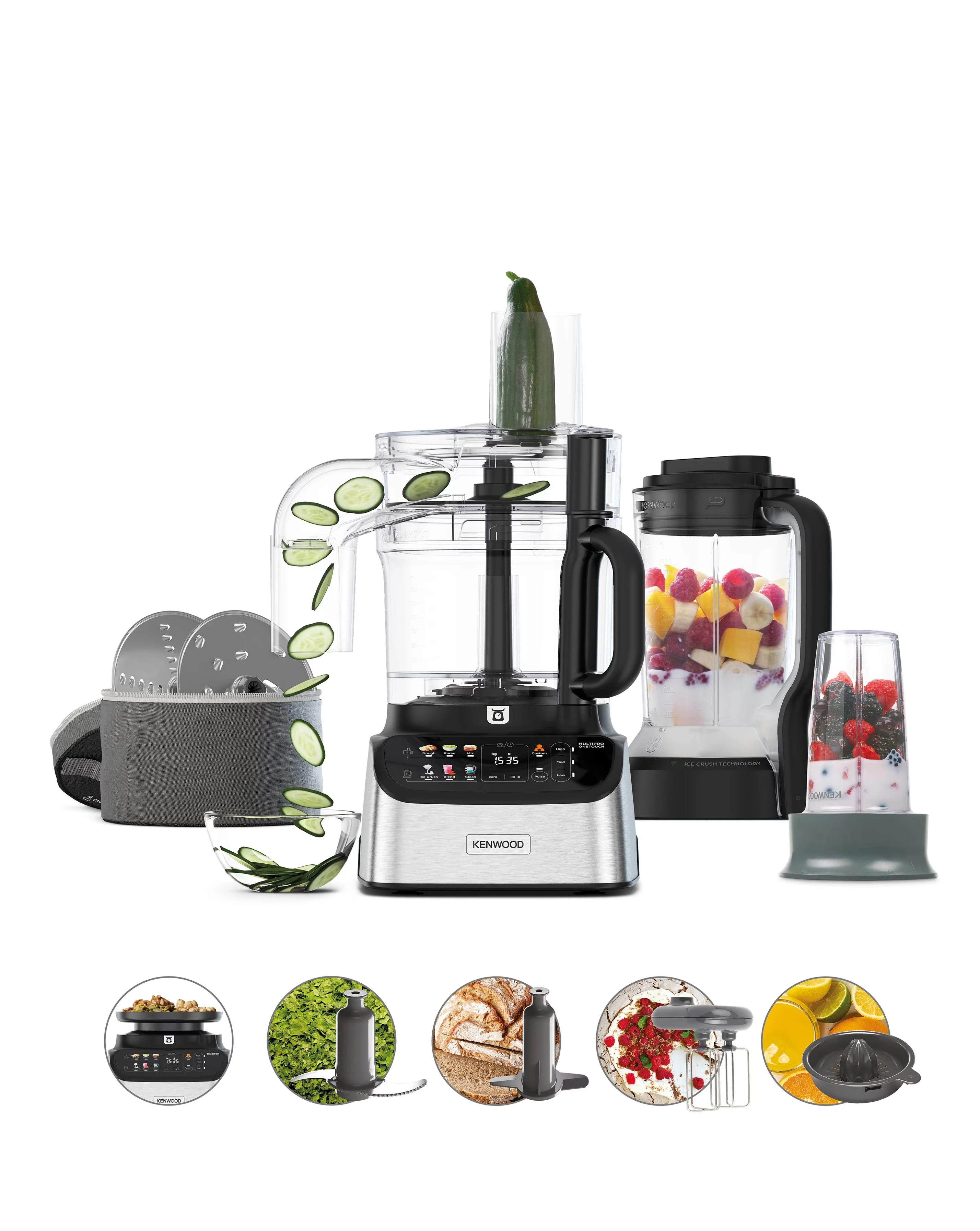 Kenwood FDM73.850SS 3-in-1 Food Processor 1 Kenwood FDM73.850SS 3-in-1 Food Processor