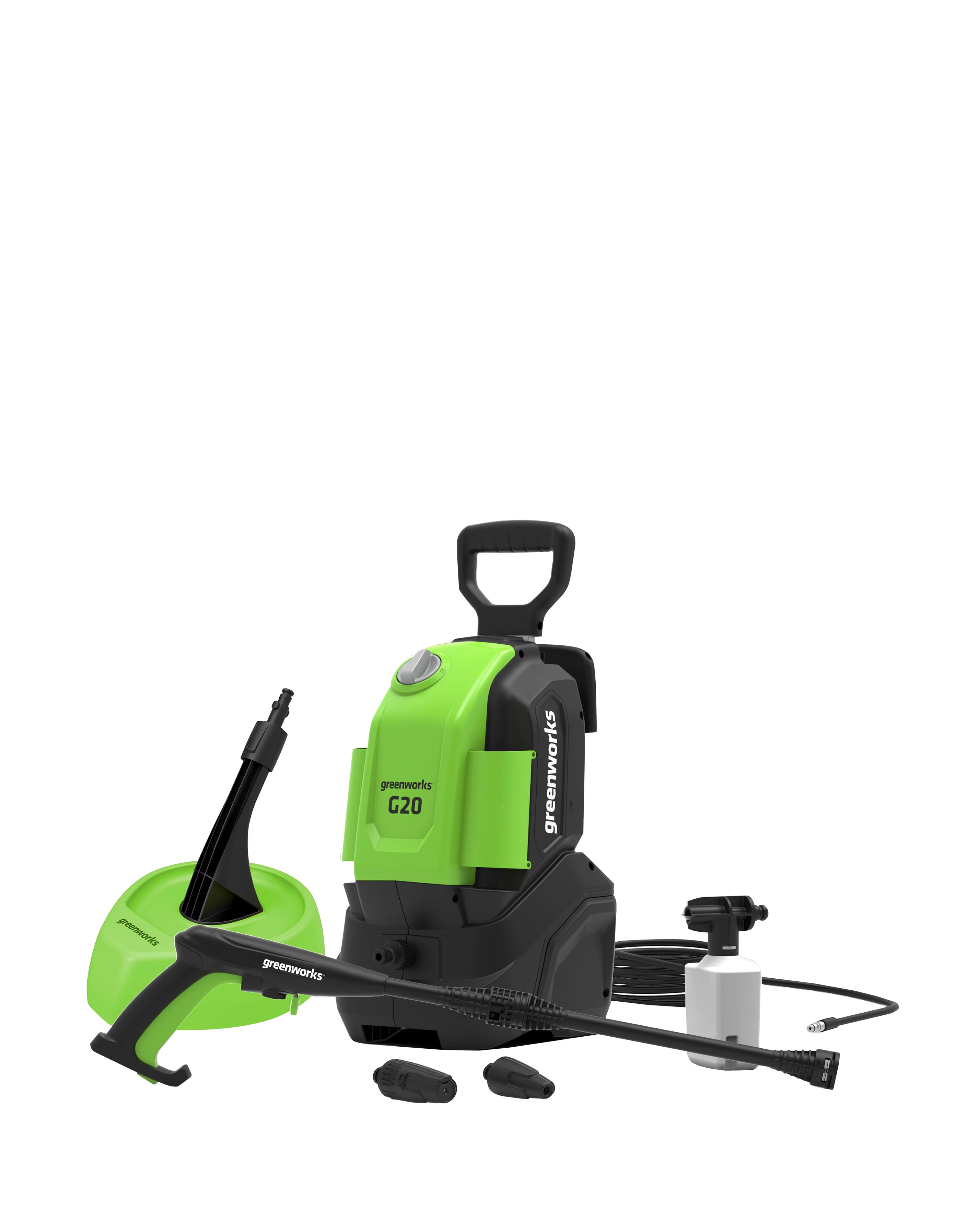Greenworks 110 Bar 1400w Pressure Washer 1 Greenworks 110 Bar 1400w Pressure Washer