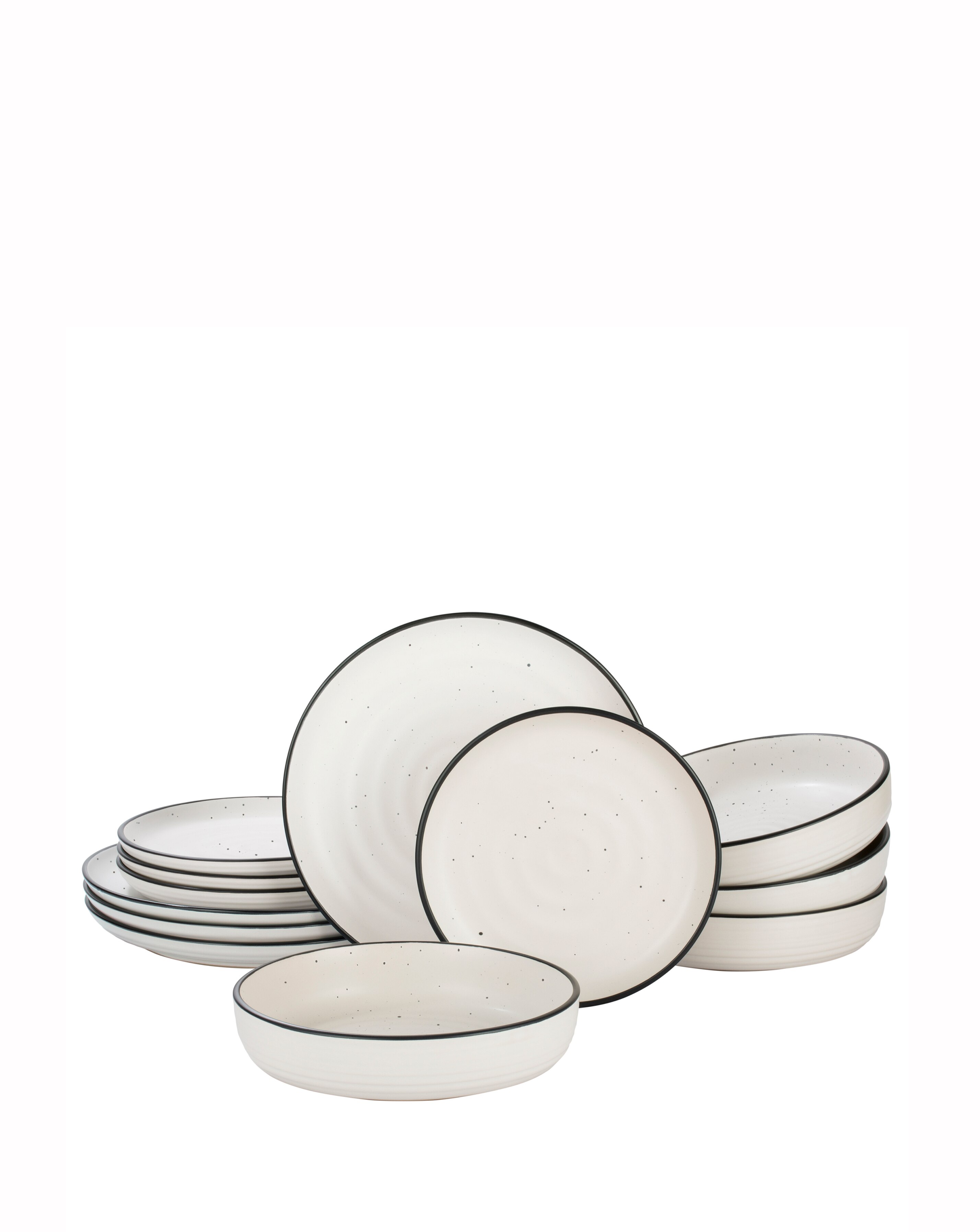 Waterside Speckle 12 Piece Dinner Set 3 Waterside Speckle 12 Piece Dinner Set