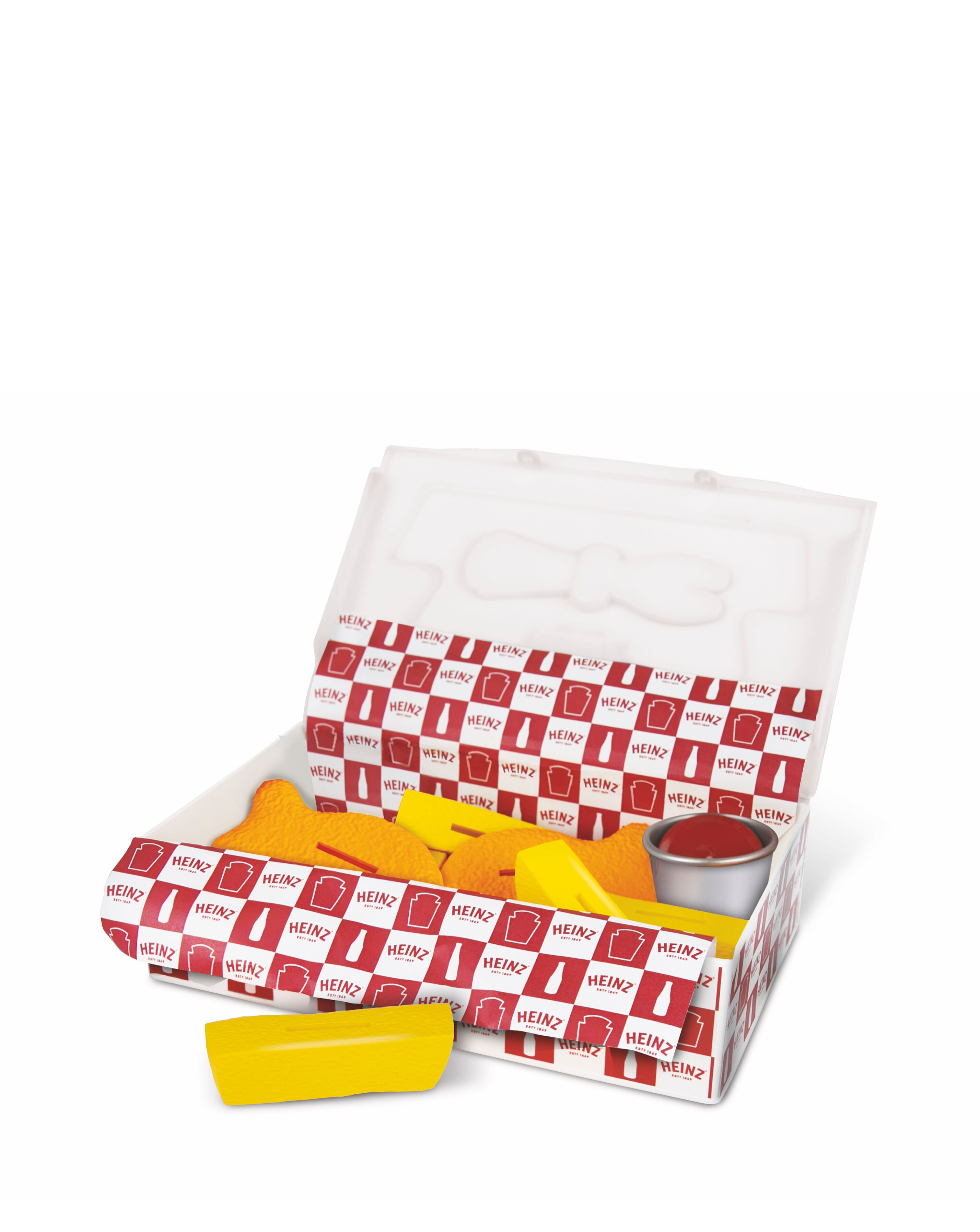 Heinz Toy Fish & Chips Takeaway Set 3 Heinz Toy Fish & Chips Takeaway Set