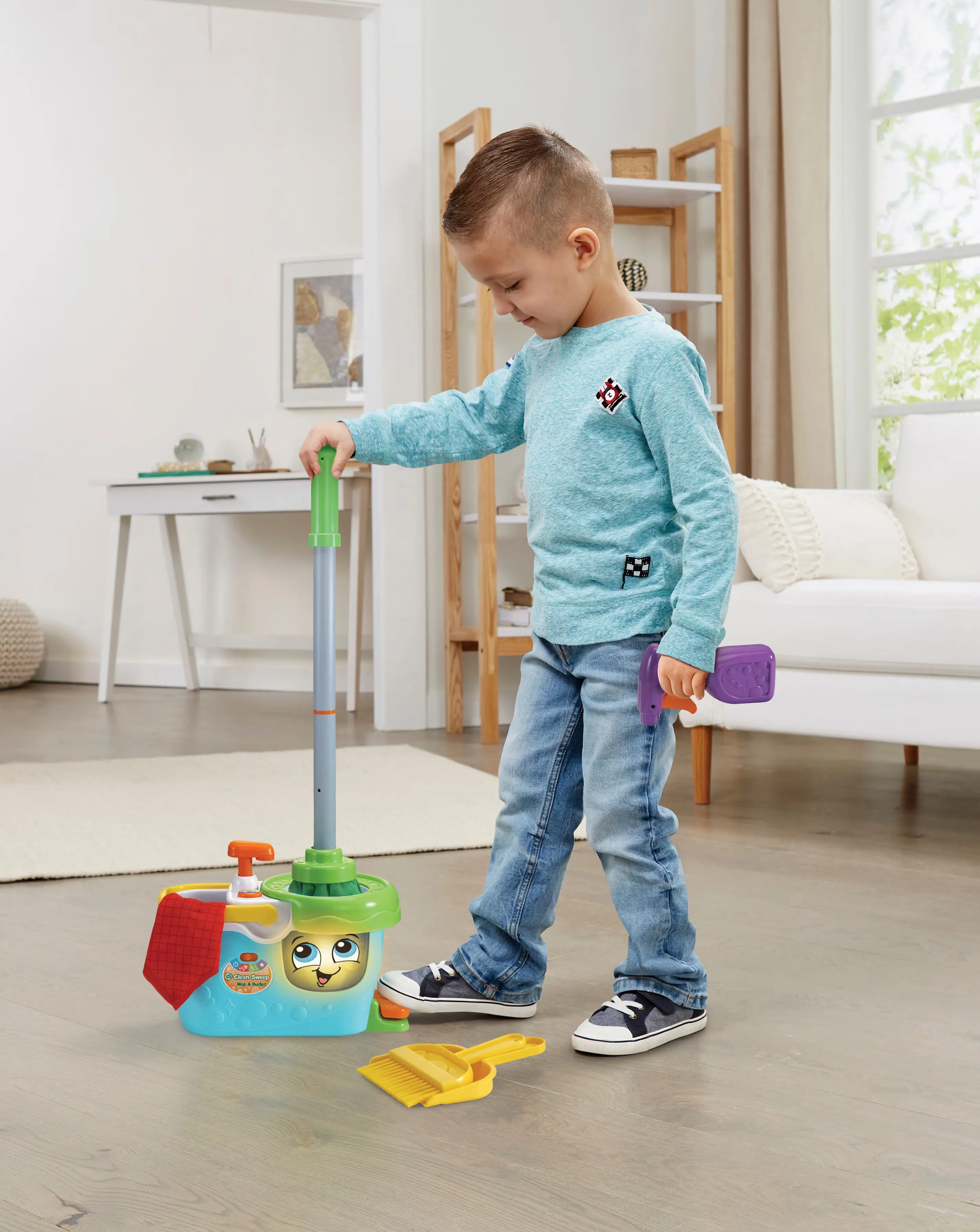 LeapFrog Clean Sweep Mop & Bucket 3 LeapFrog Clean Sweep Mop & Bucket