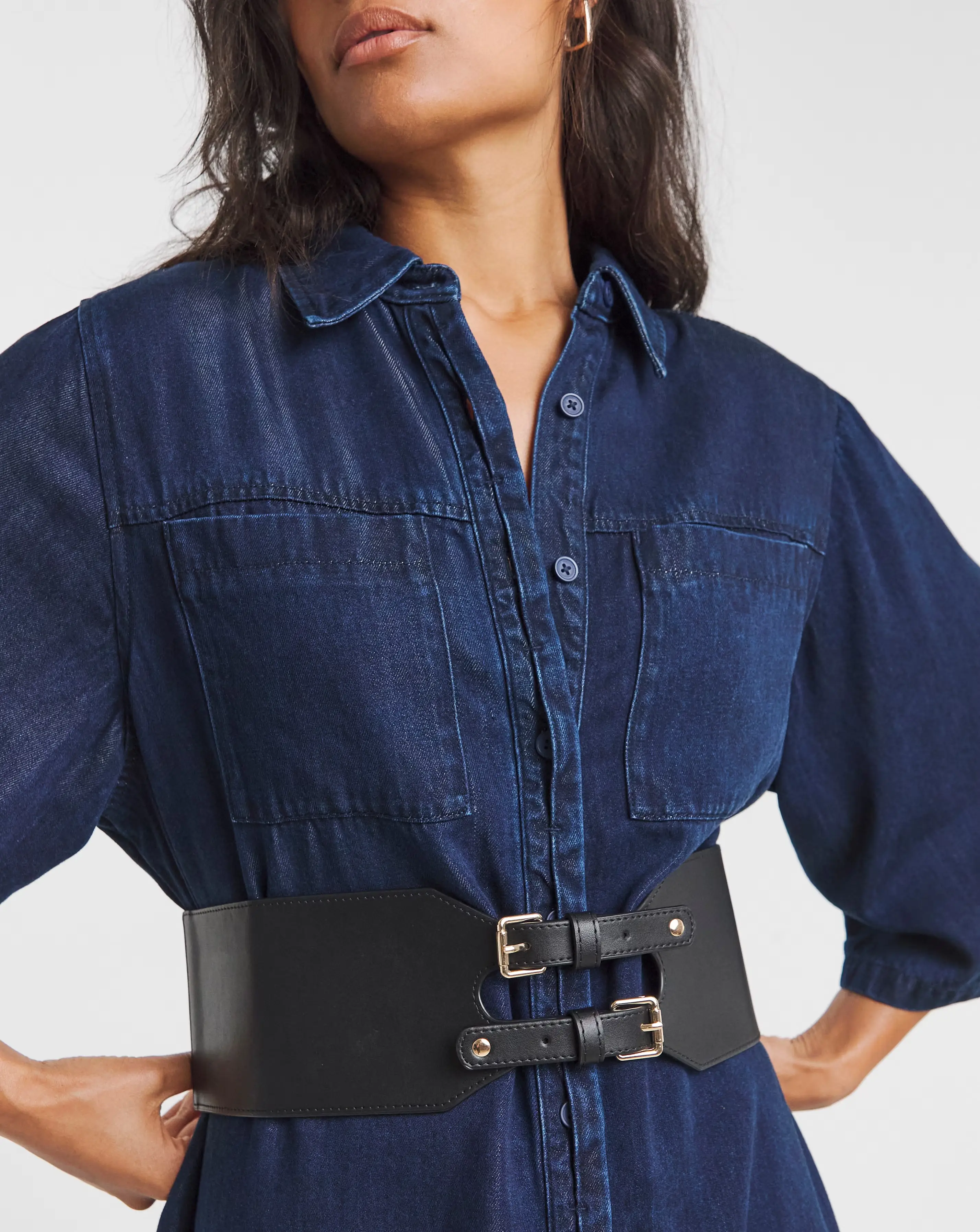 Double Buckle Corset Waist Belt 1 Double Buckle Corset Waist Belt