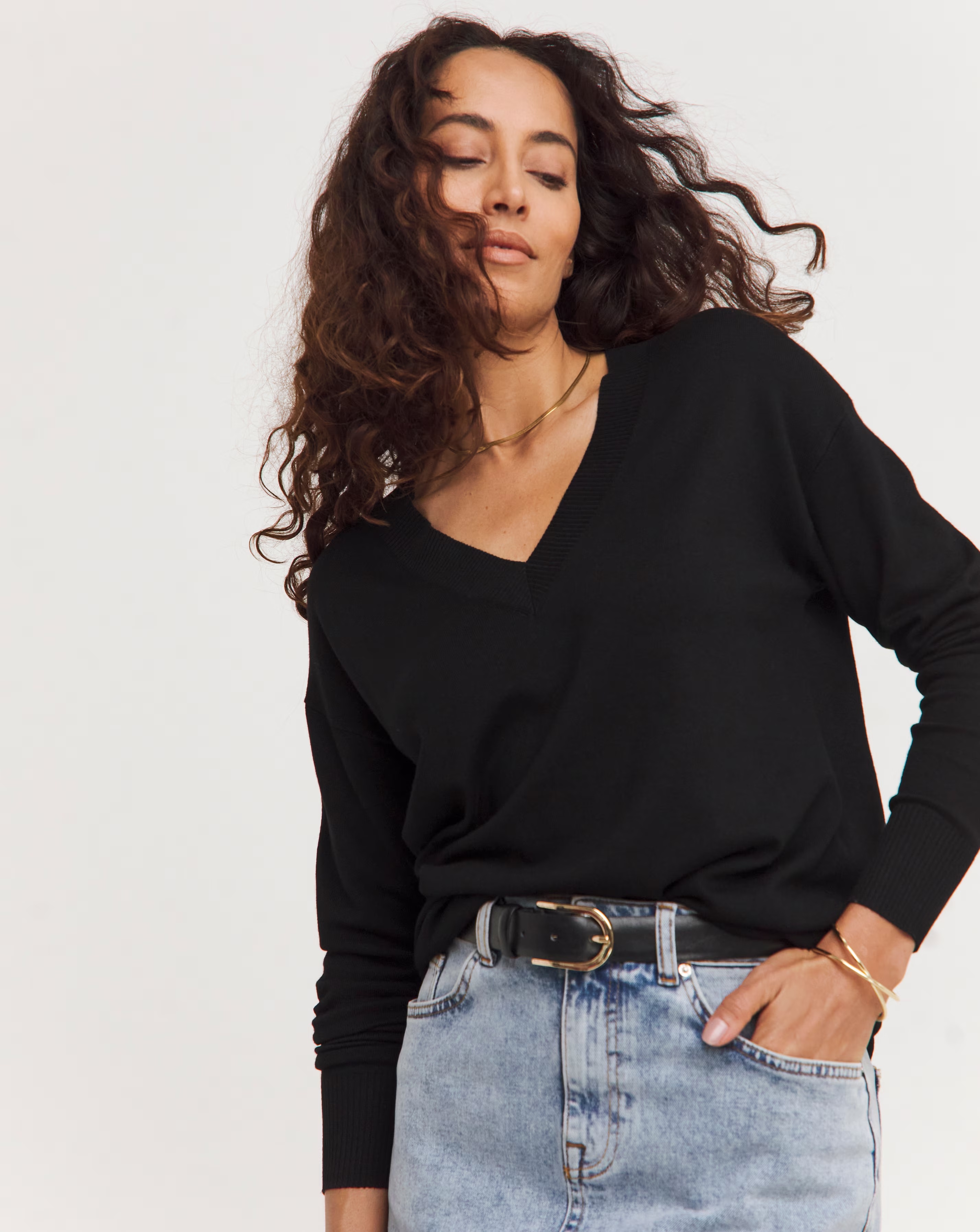V Neck Slouch Tunic 1 V Neck Slouch Tunic