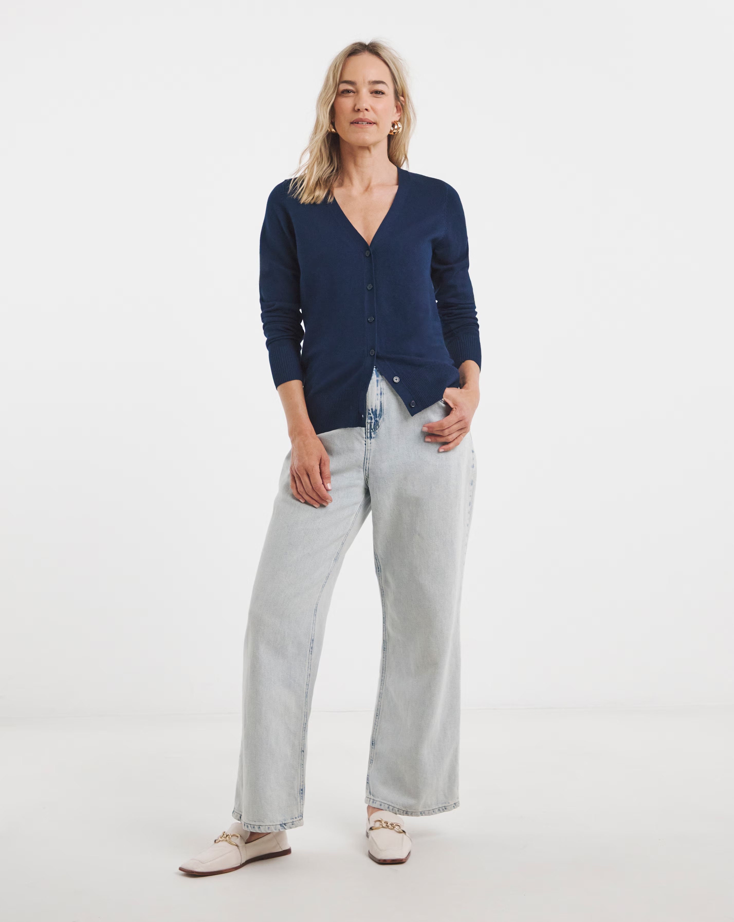 V Neck Cardigan 3 V Neck Cardigan