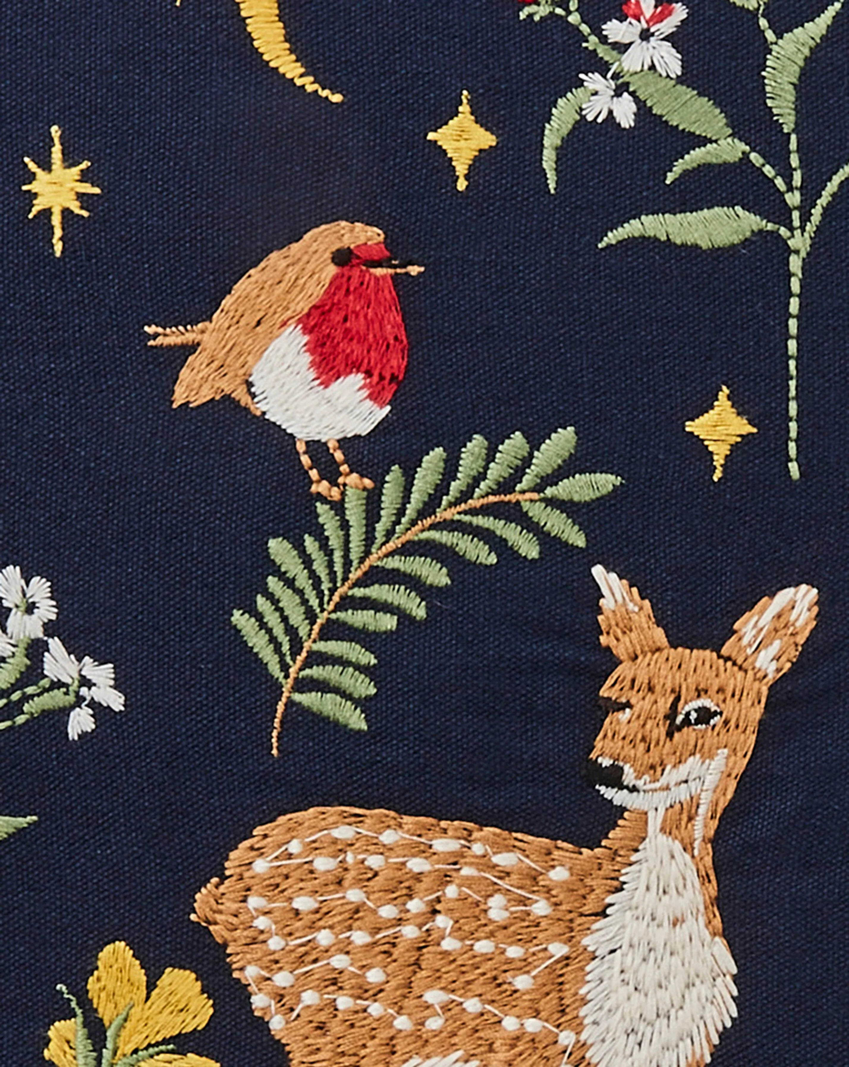 Woodland Animals Embroidered Cushion 2 Woodland Animals Embroidered Cushion