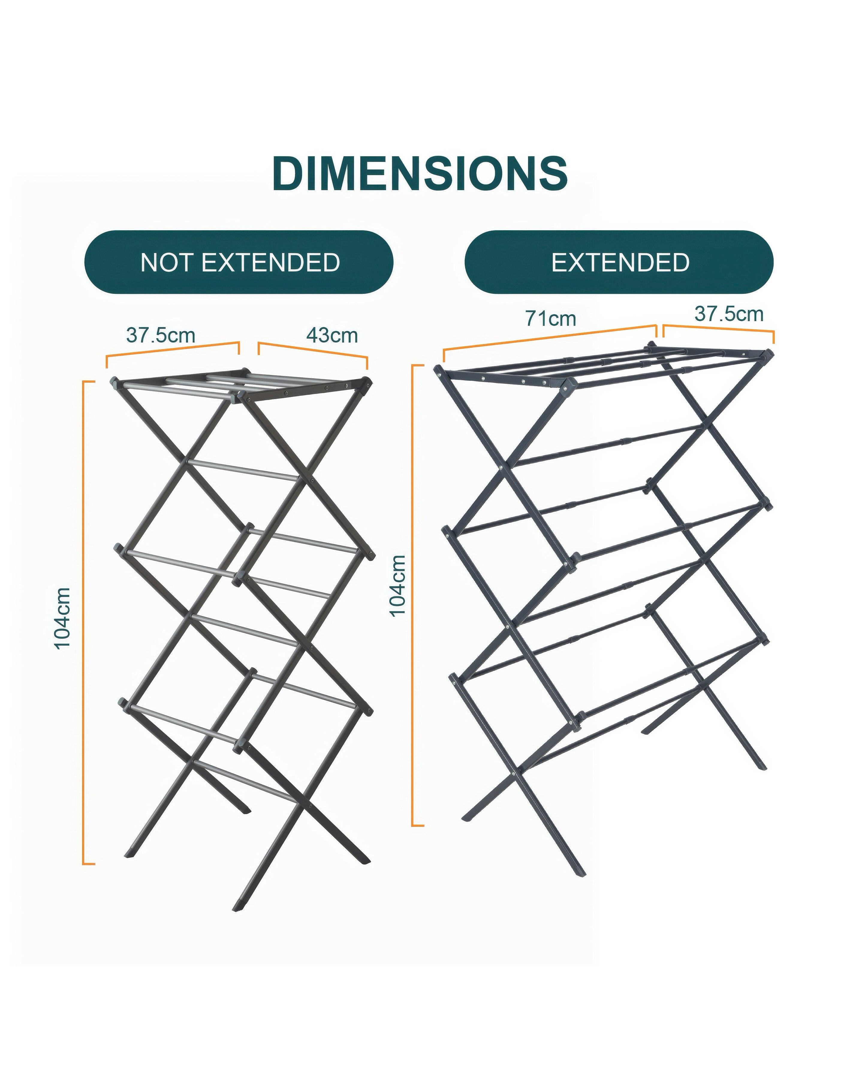 Our House Extending Clothes Airer 2 Our House Extending Clothes Airer