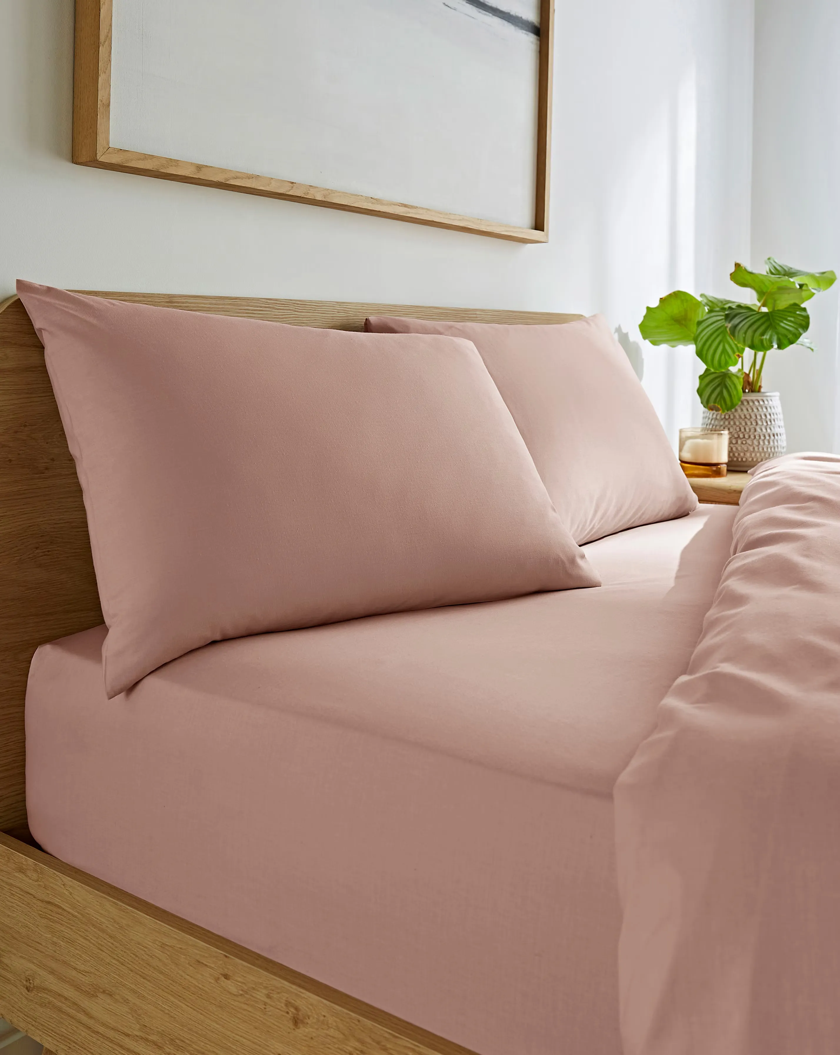 Easy Care Plain Dye Extra Deep Fitted Sheet