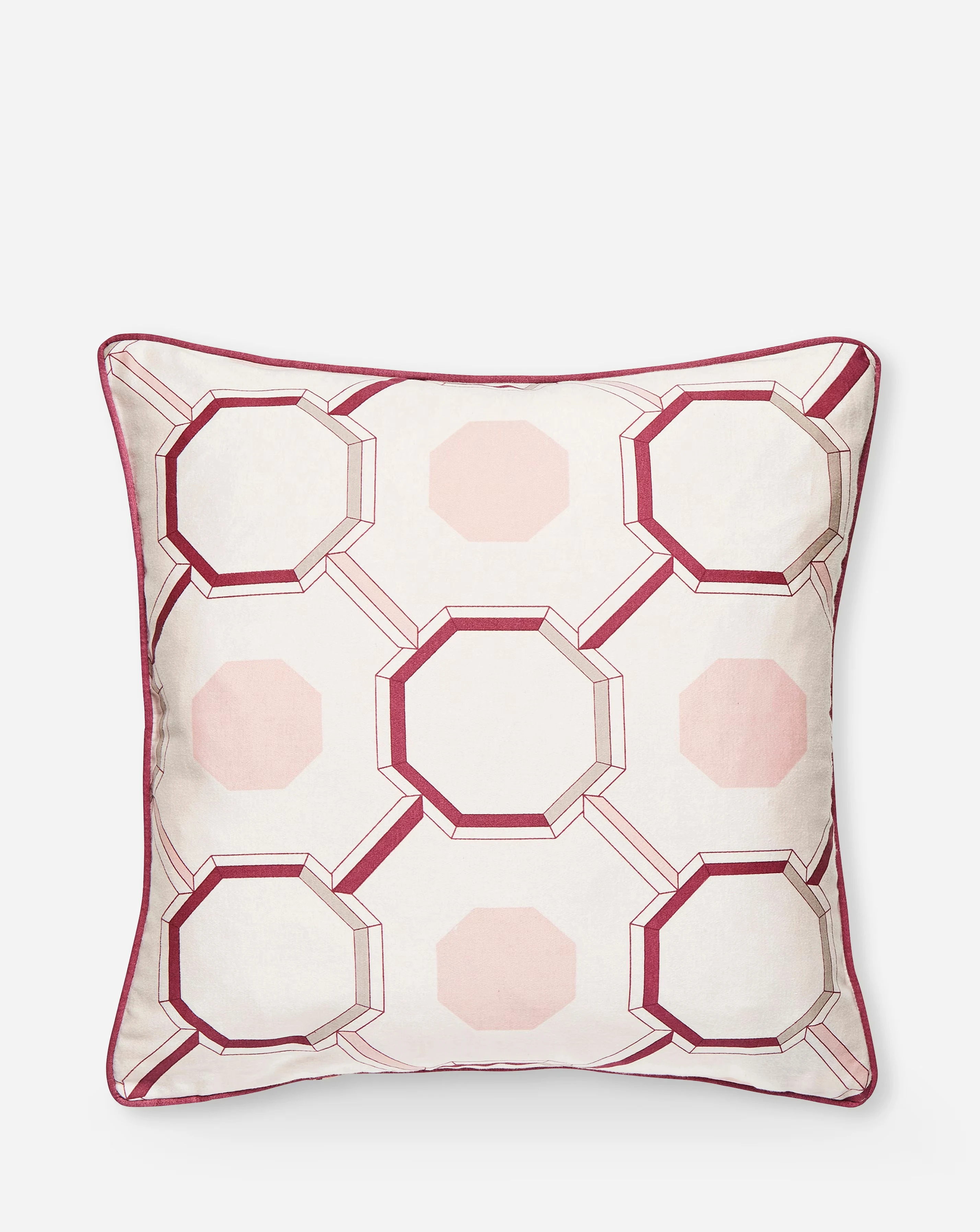 Trellis Chain Satin Cushion Cover