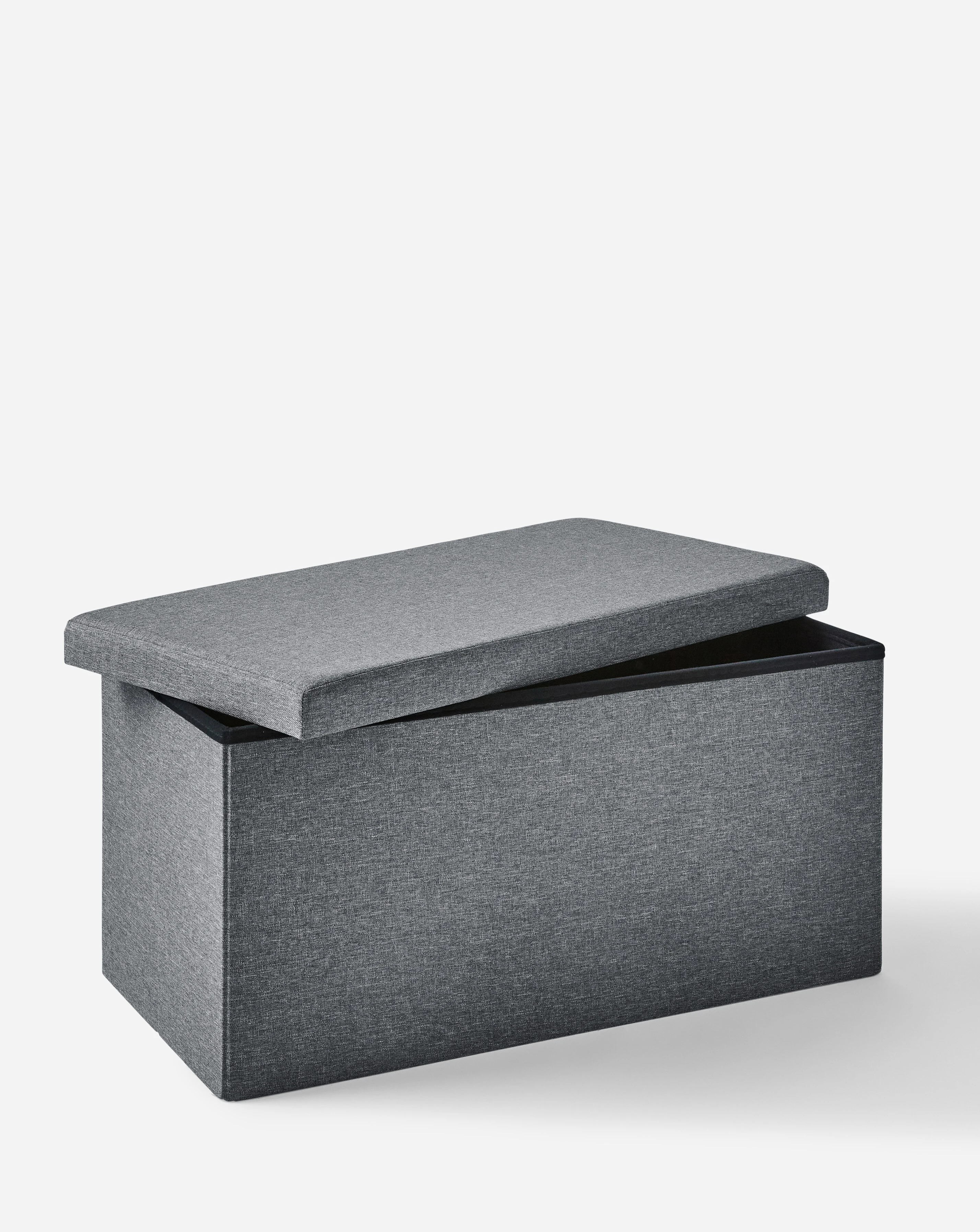 Fabric Foldable Storage Ottoman 3 Fabric Foldable Storage Ottoman