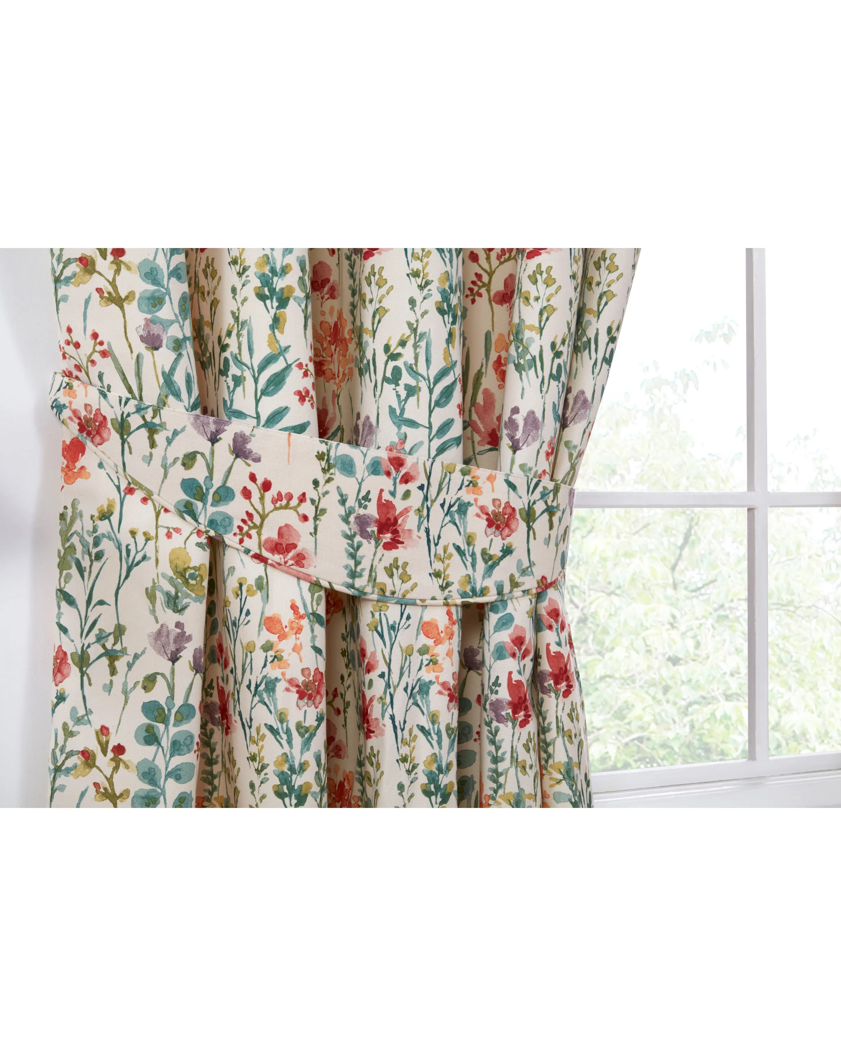 Sundour Amaryllis Tape Top Curtains 2 Sundour Amaryllis Tape Top Curtains