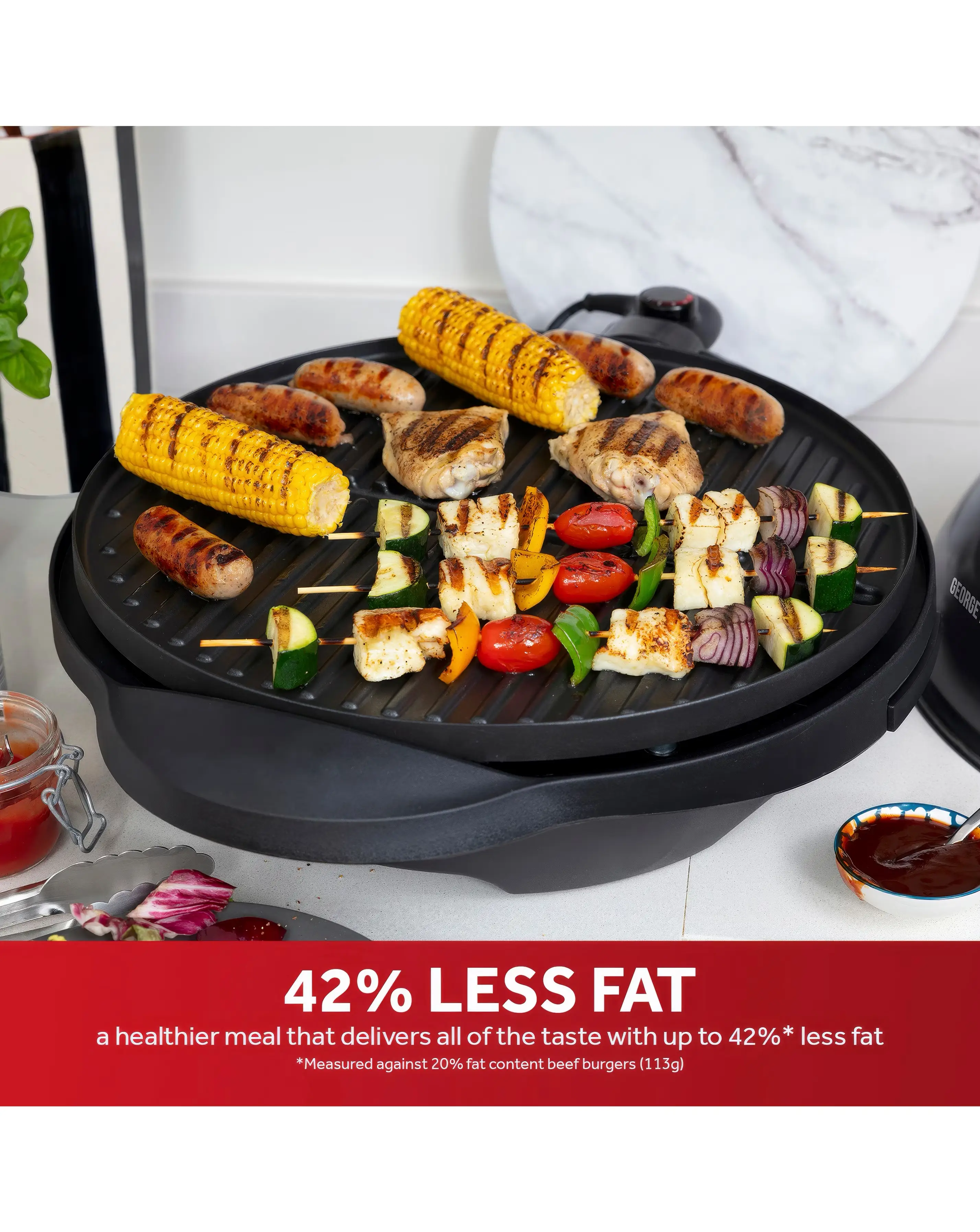George Foreman 22460 Indoor/Outdoor BBQ Grill 9 George Foreman 22460 Indoor/Outdoor BBQ Grill