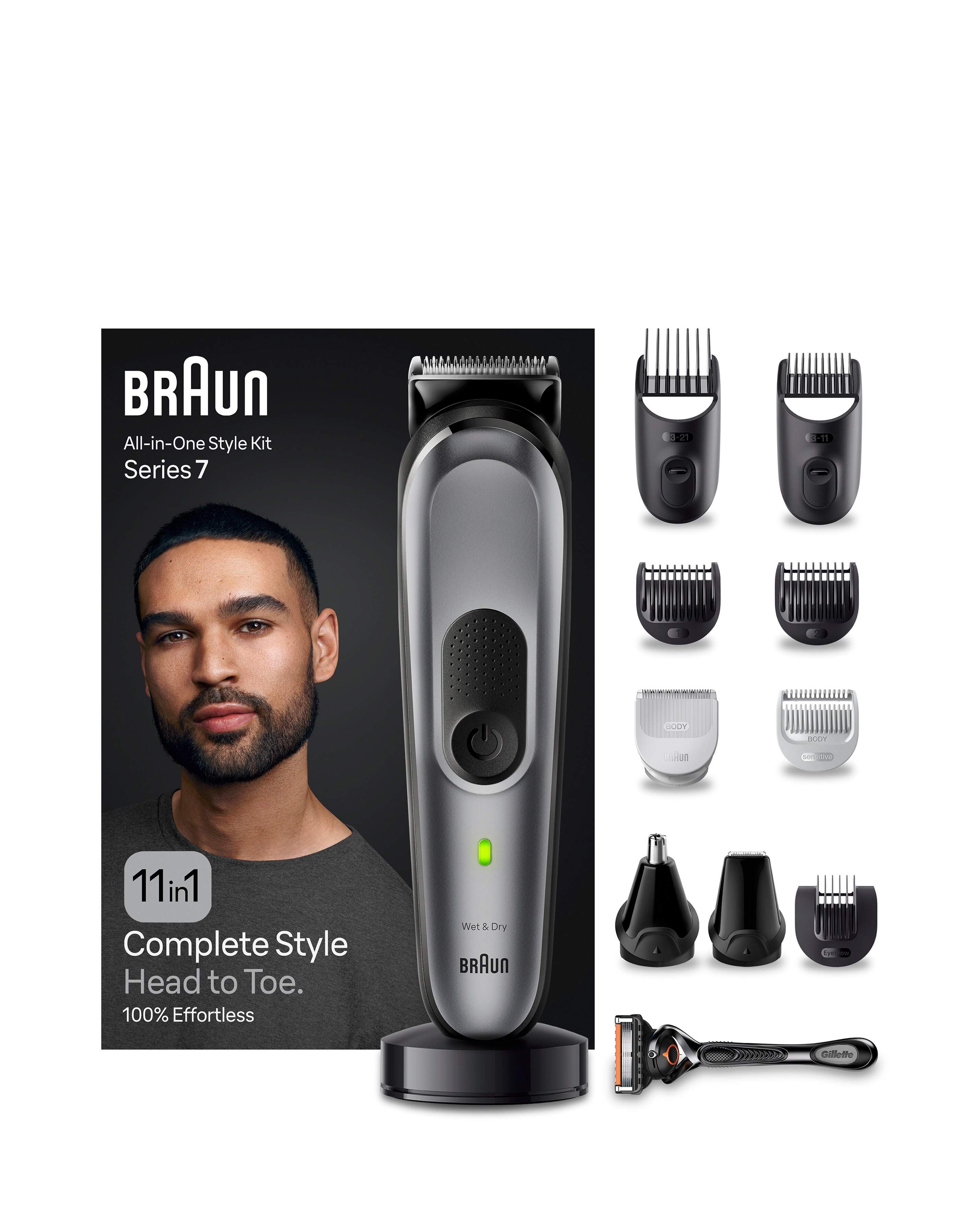 Braun All-In-One Style Kit Series 7 MGK7440, 11-in-1