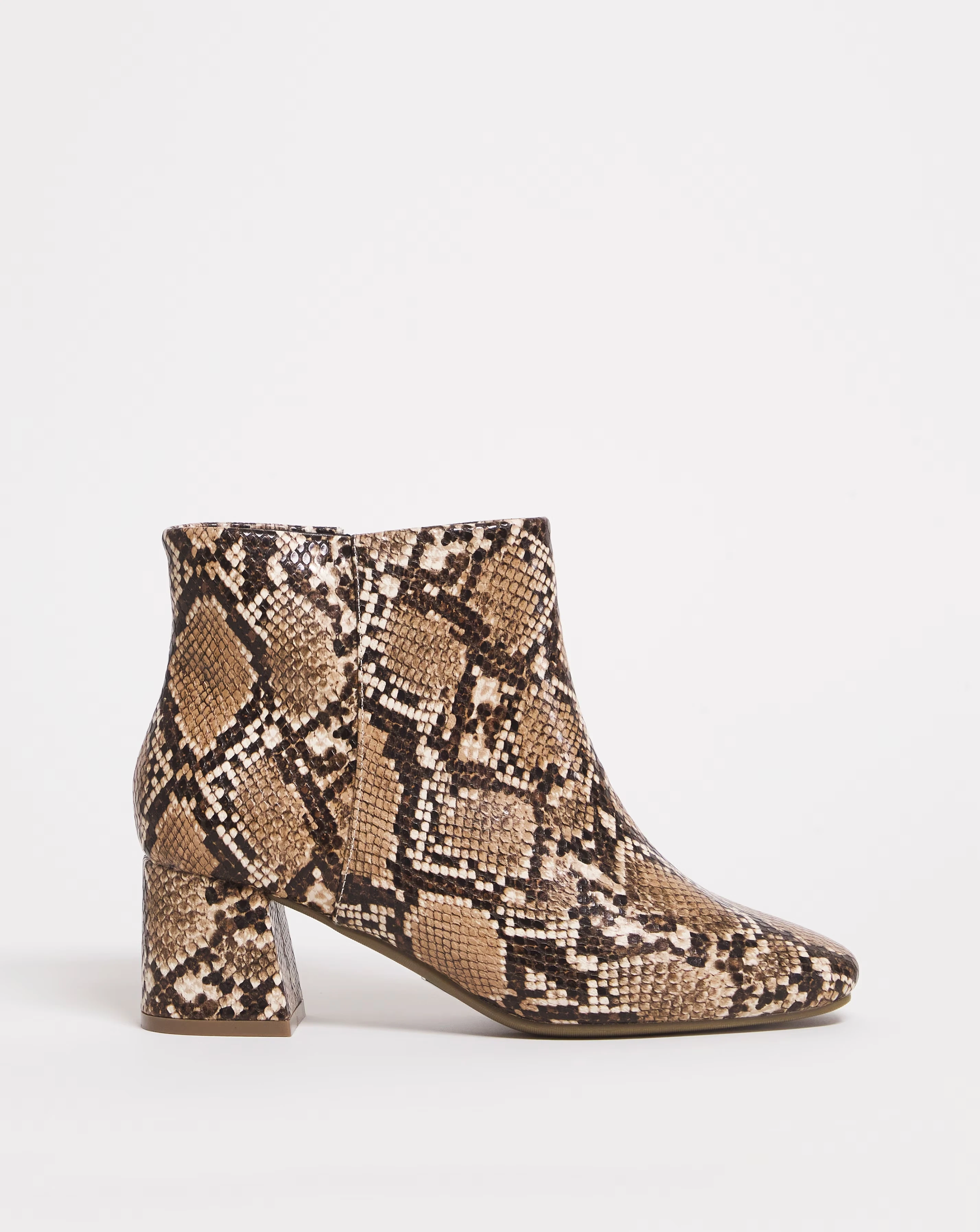 Block Heeled Boot EEE Fit