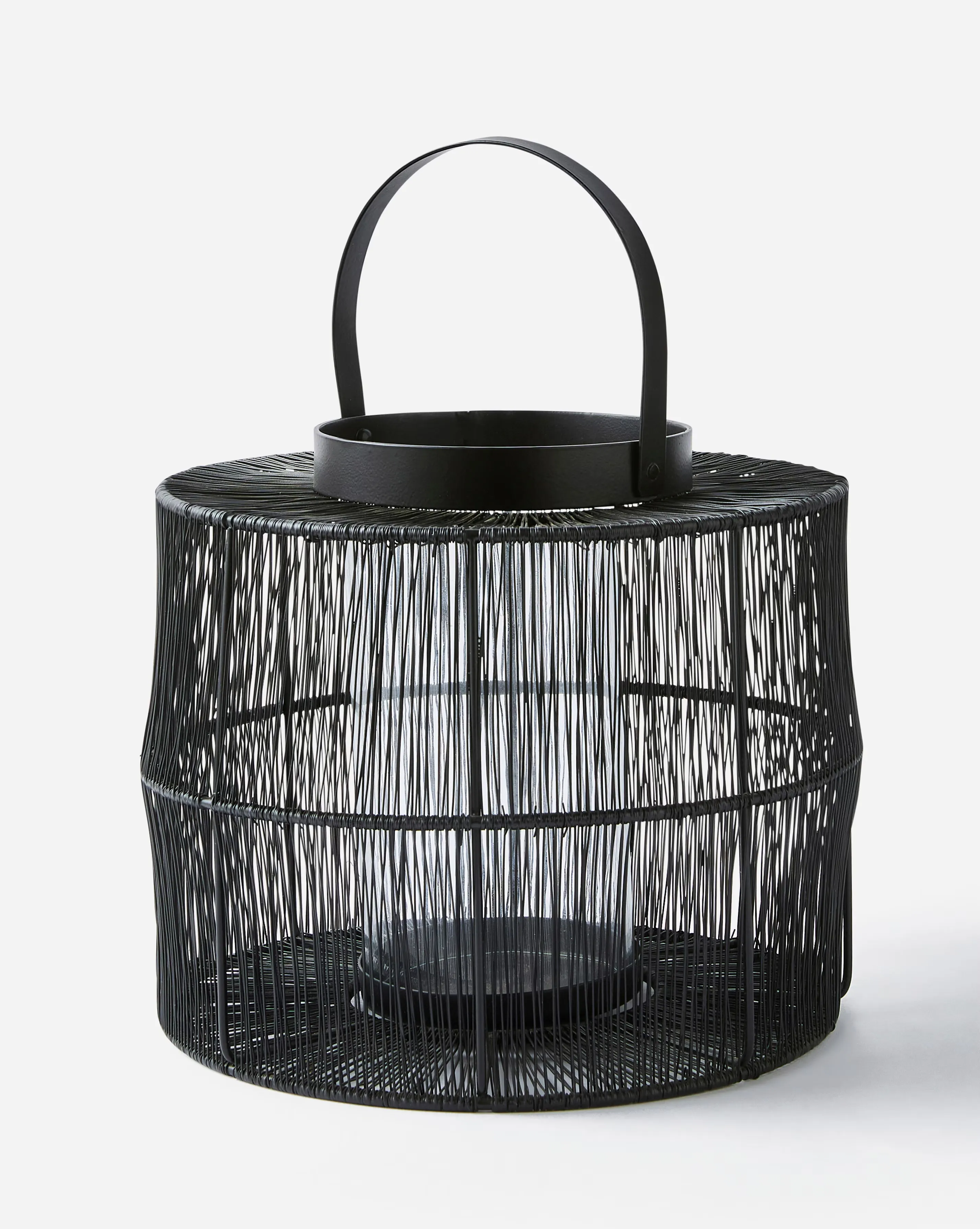 Ivyline Portofino Wirework Lantern H22cm W26cm 3 Ivyline Portofino Wirework Lantern H22cm W26cm