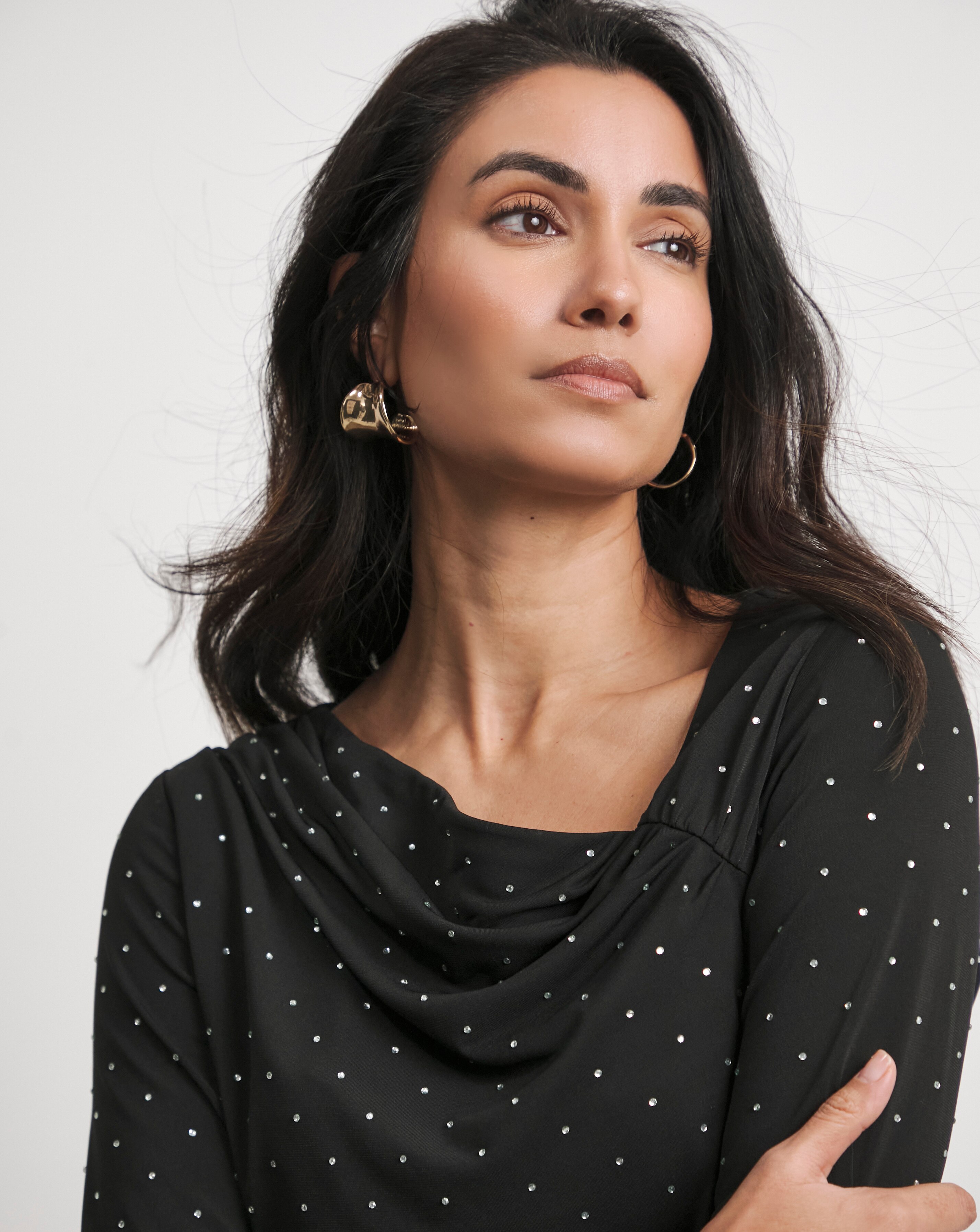 Joanna Hope Jersey Top With Studs 3 Joanna Hope Jersey Top With Studs