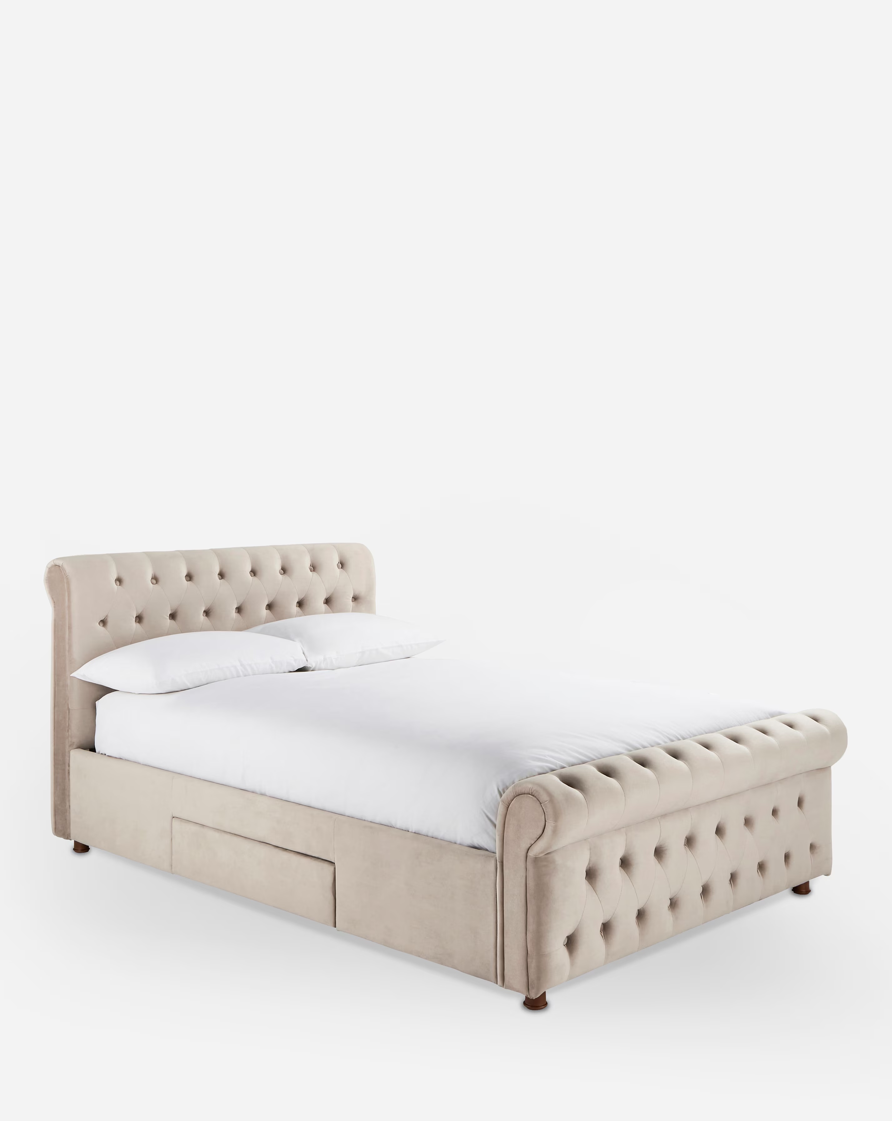 Kingston Velvet Storage Bed Frame 1 Kingston Velvet Storage Bed Frame