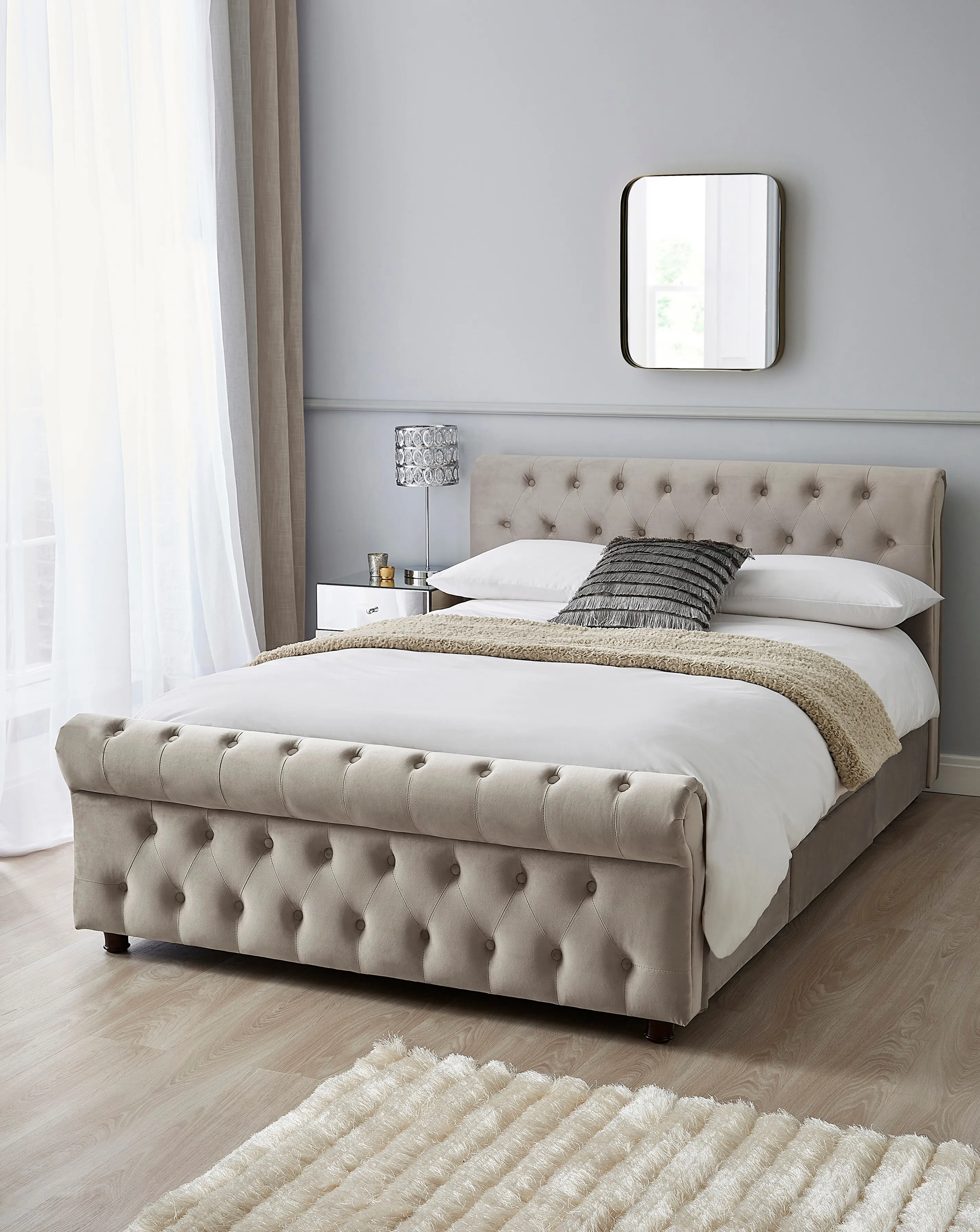 Kingston Velvet Storage Bed Frame 7 Kingston Velvet Storage Bed Frame
