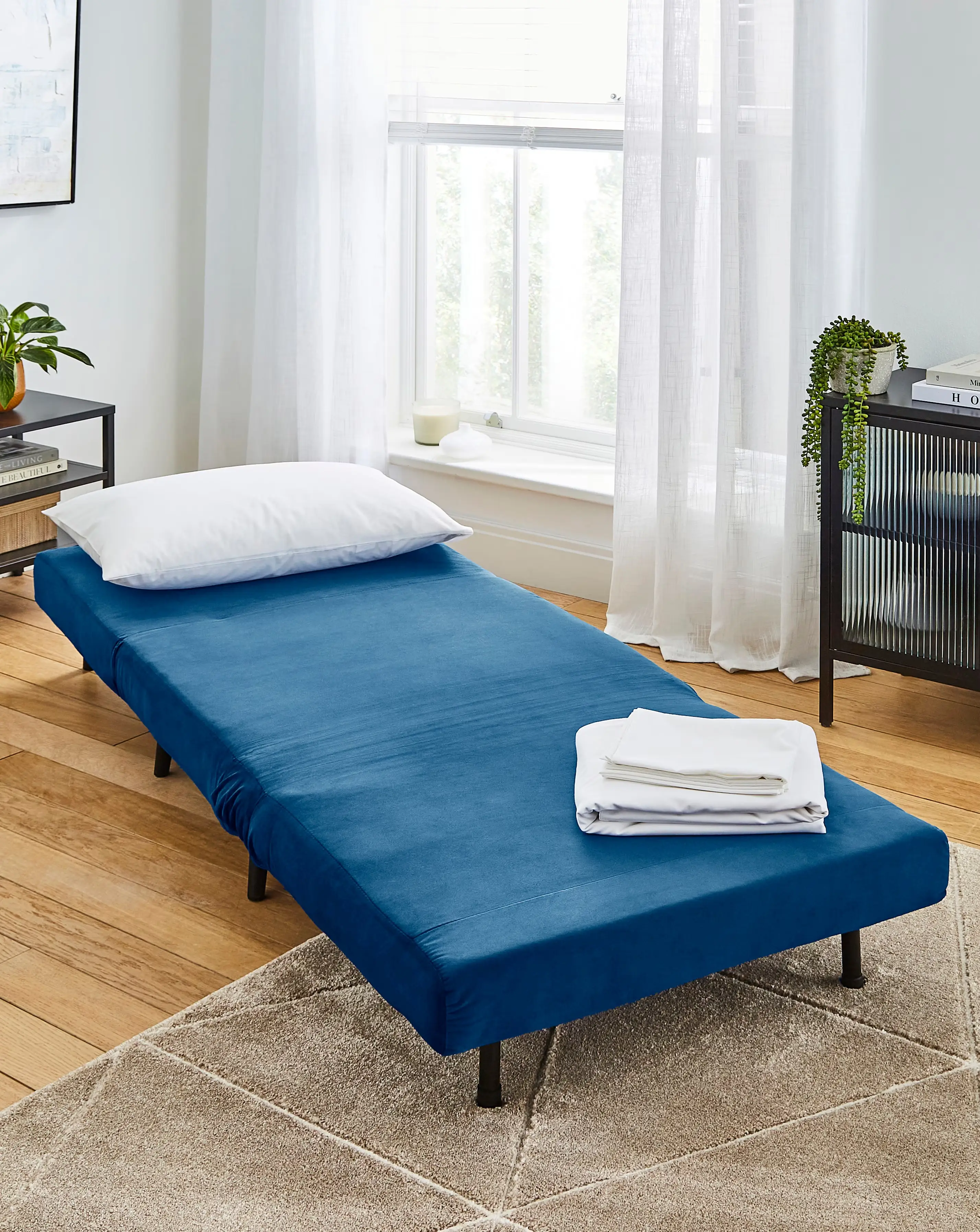 Lena Velvet Chair Bed 2 Lena Velvet Chair Bed