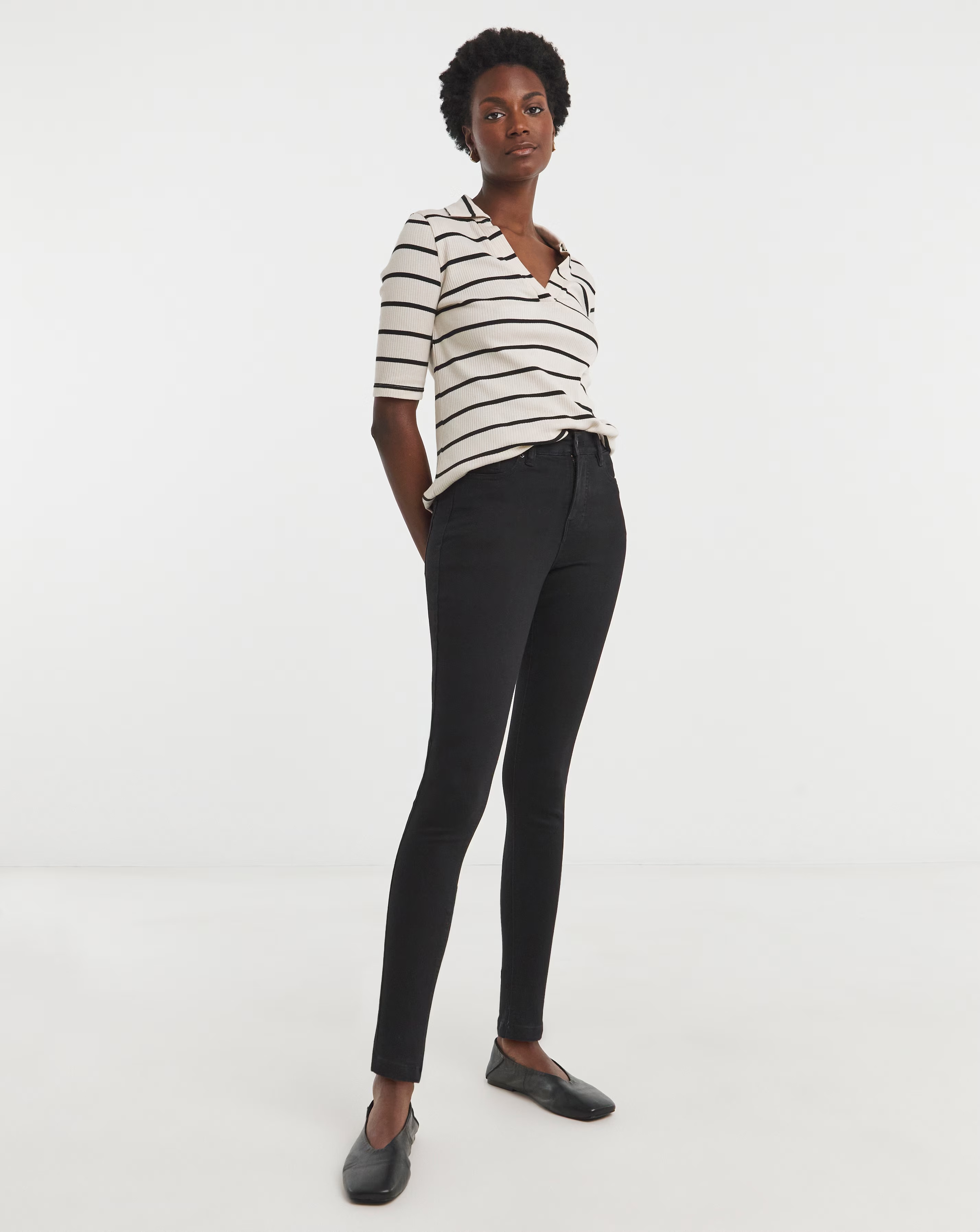 24/7 Black Skinny Jeans