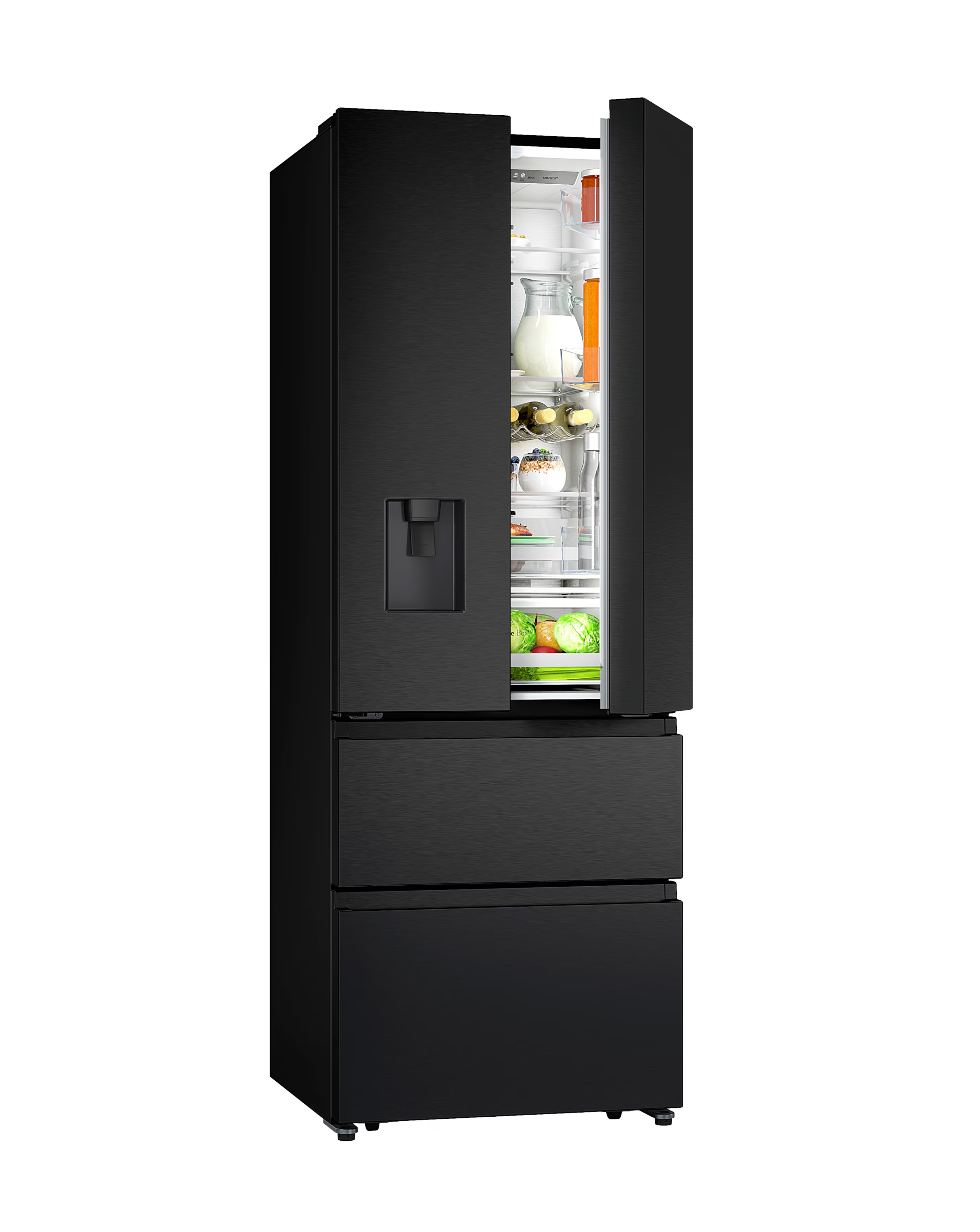 Hisense RF632N4WFE Fridge Freezer - Black E Rated 3 Hisense RF632N4WFE Fridge Freezer - Black E Rated