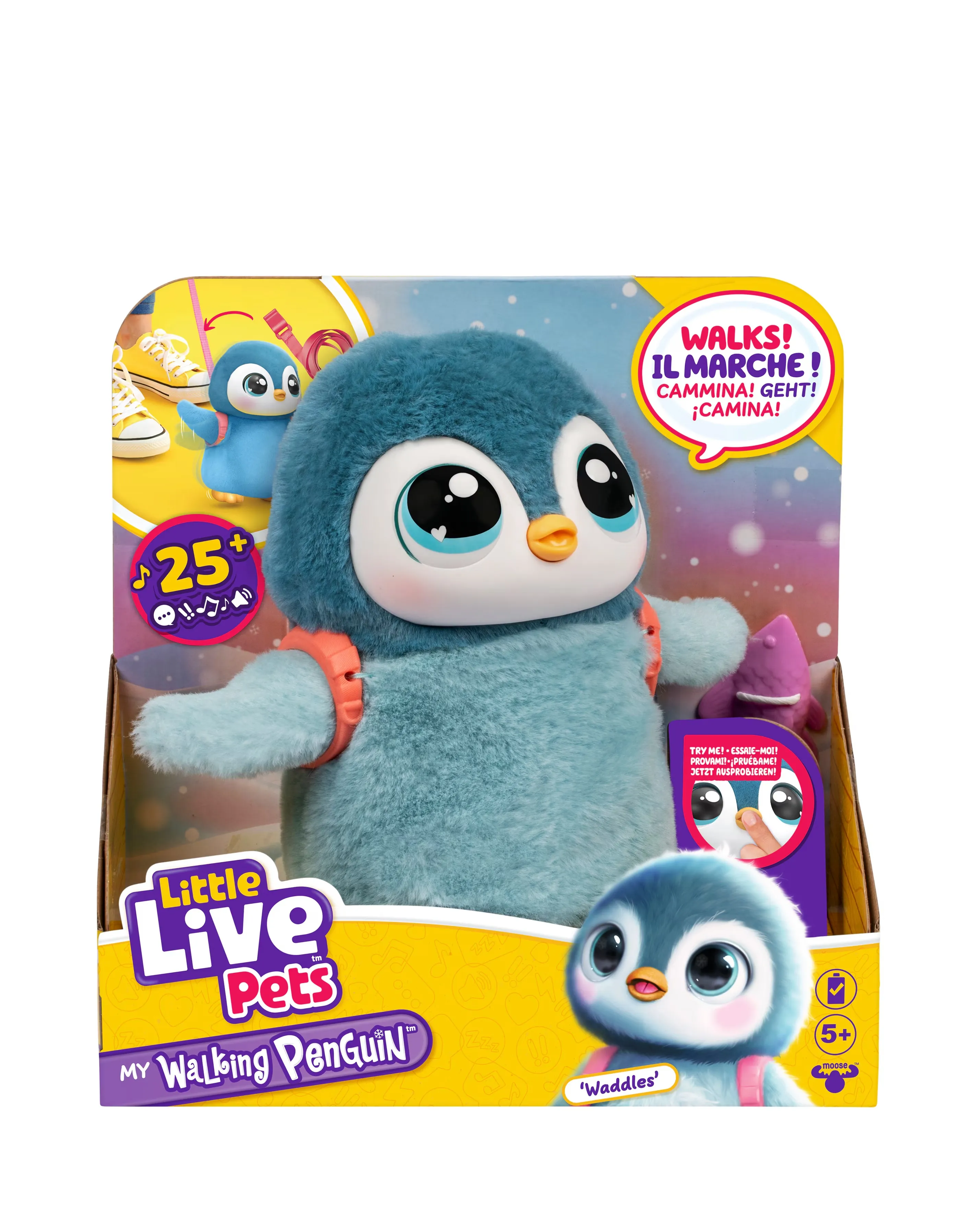 Little Live Pets My Walking Penguin - Waddles 2 Little Live Pets My Walking Penguin - Waddles