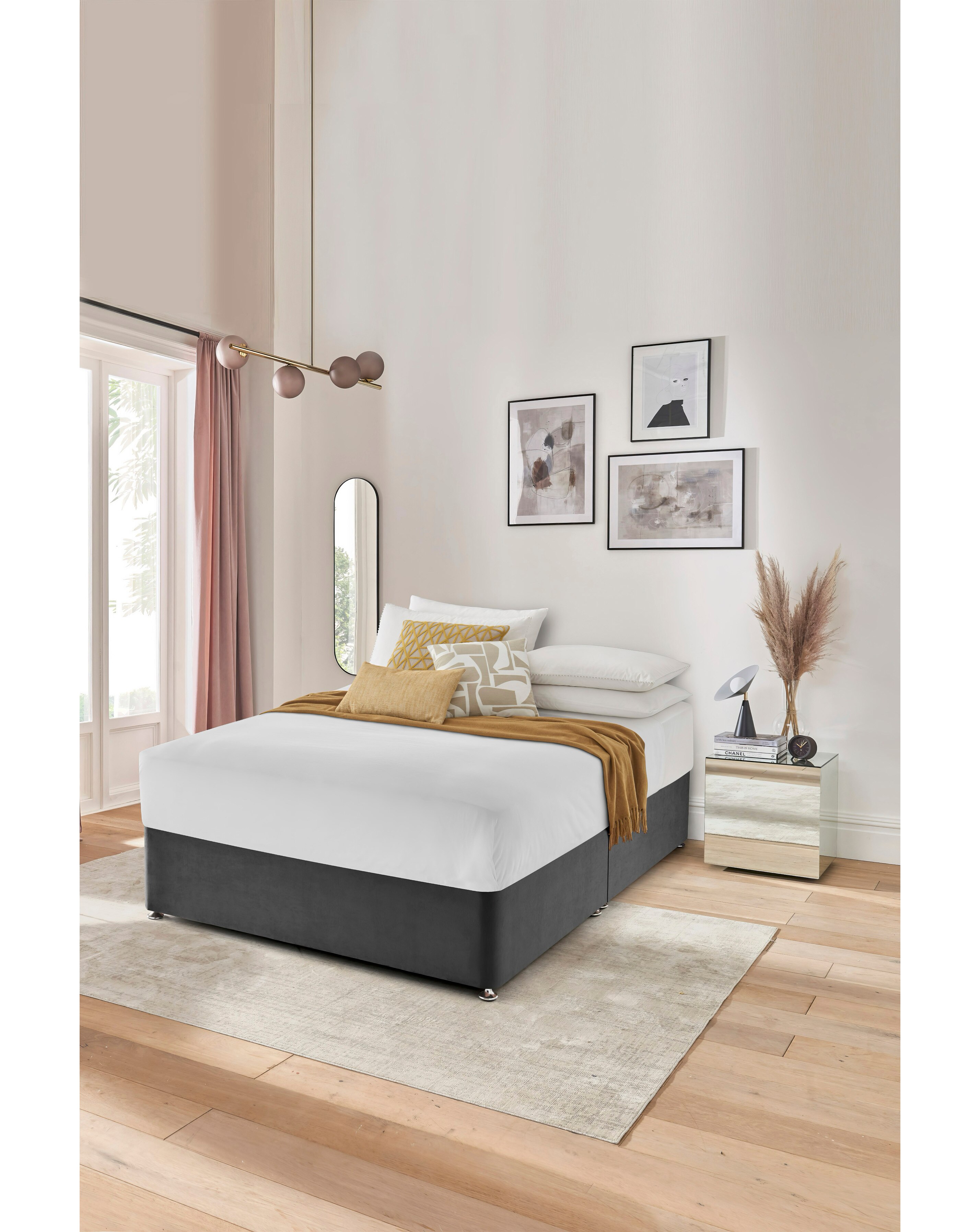 Silentnight Velvet Divan Base Only 1 Silentnight Velvet Divan Base Only