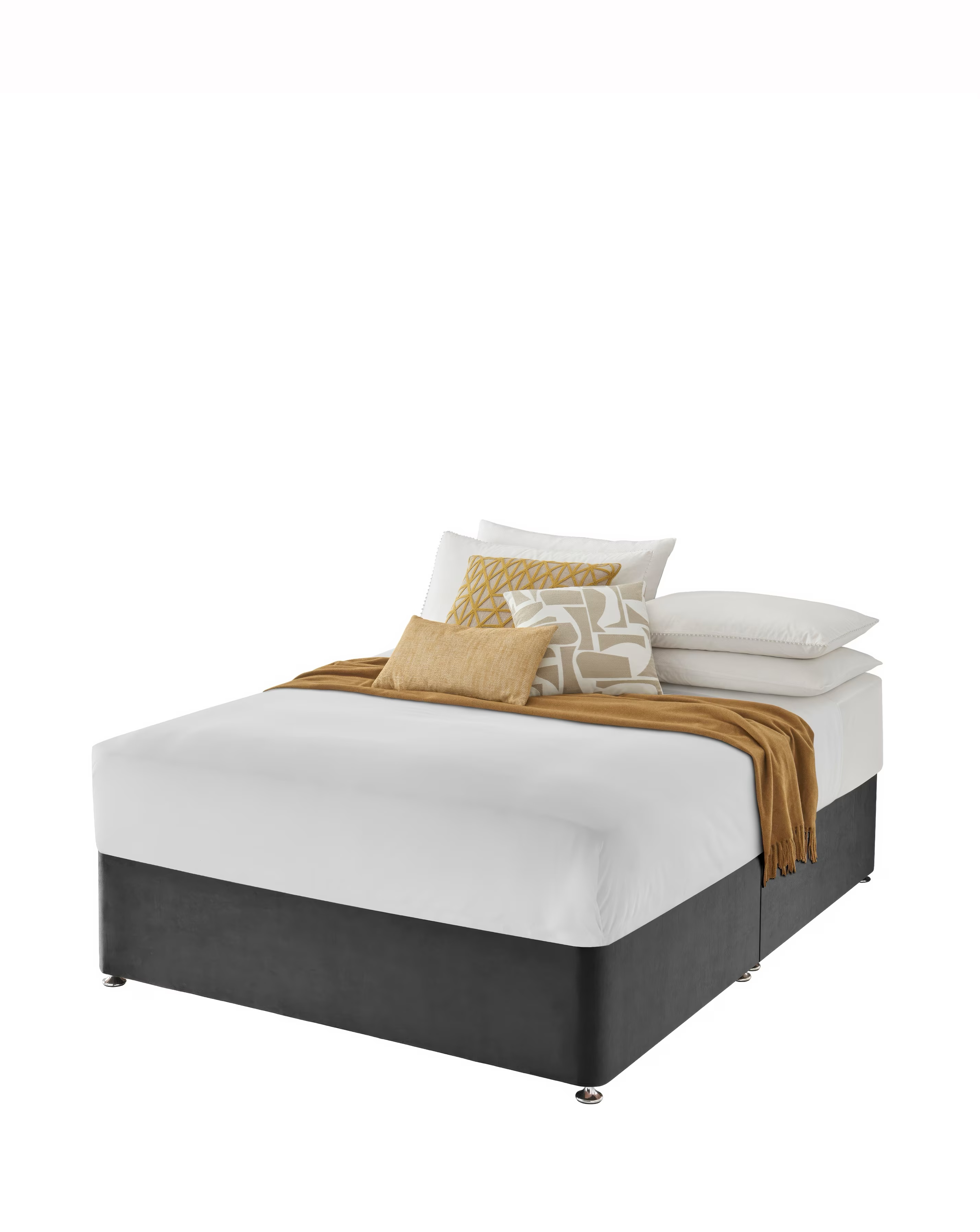 Silentnight Velvet Divan Base Only 5 Silentnight Velvet Divan Base Only