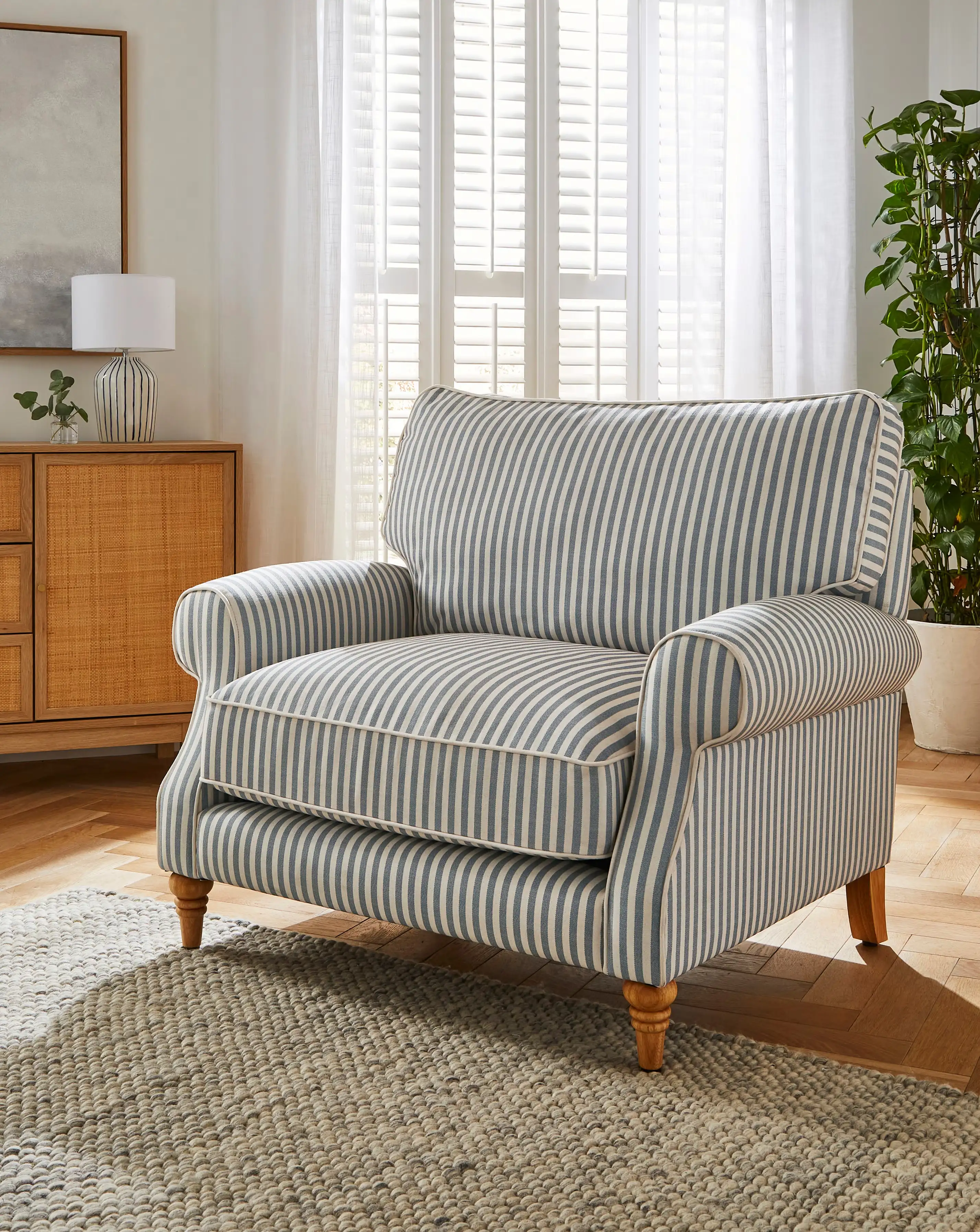 Naomi Stripe Armchair