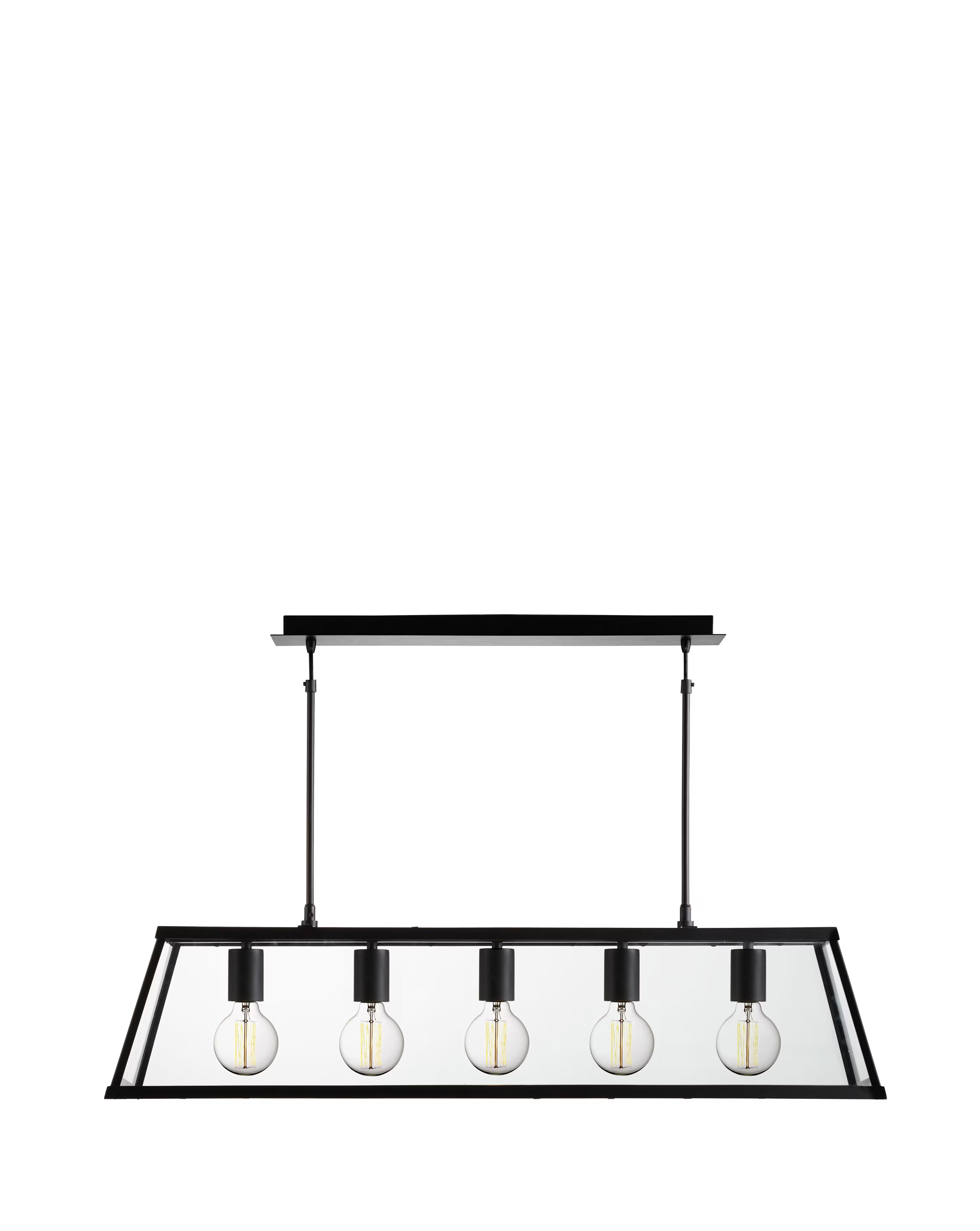 5 Light Matt Black Ceiling Bar Pendant 1 5 Light Matt Black Ceiling Bar Pendant