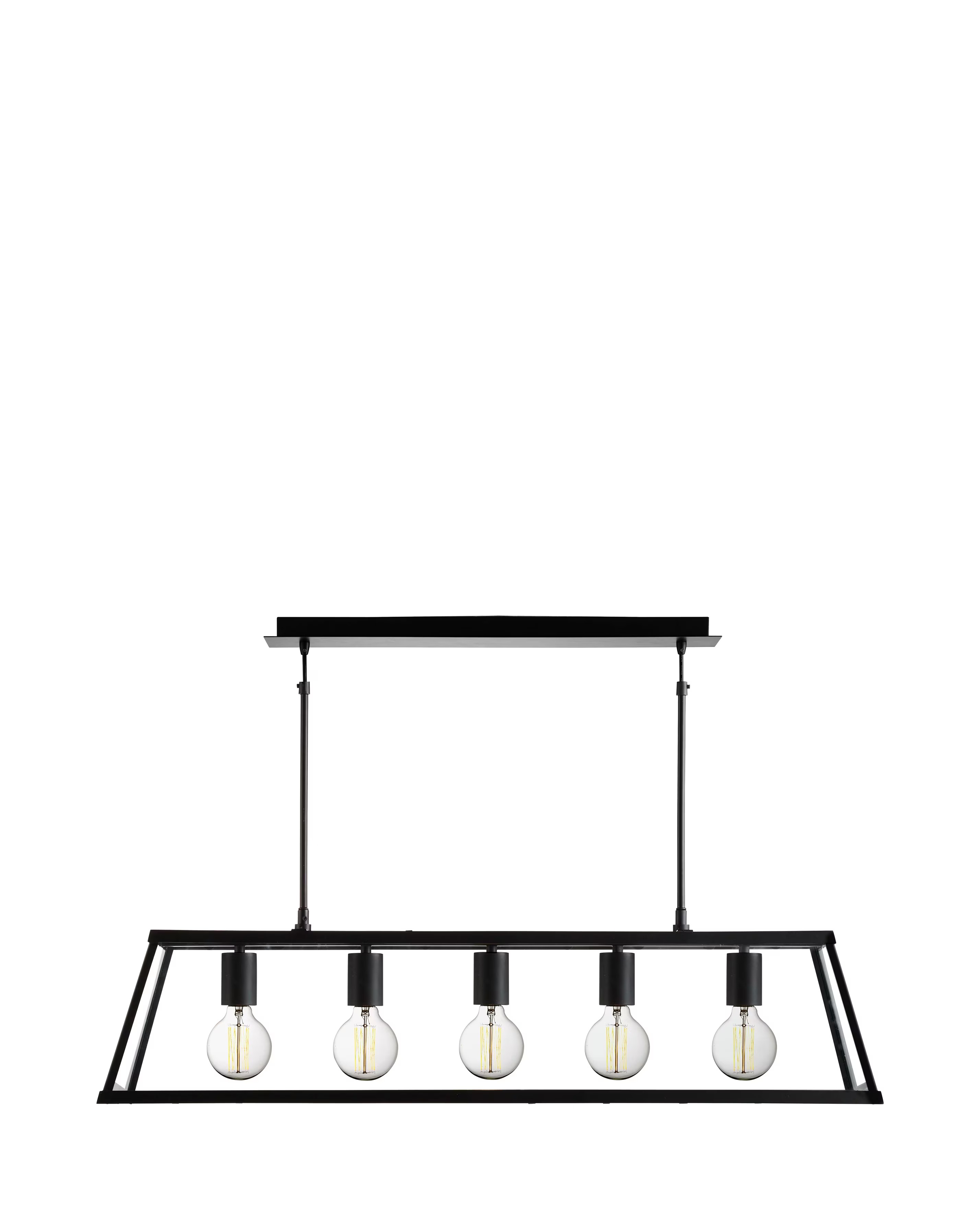 5 Light Matt Black Ceiling Bar Pendant 2 5 Light Matt Black Ceiling Bar Pendant
