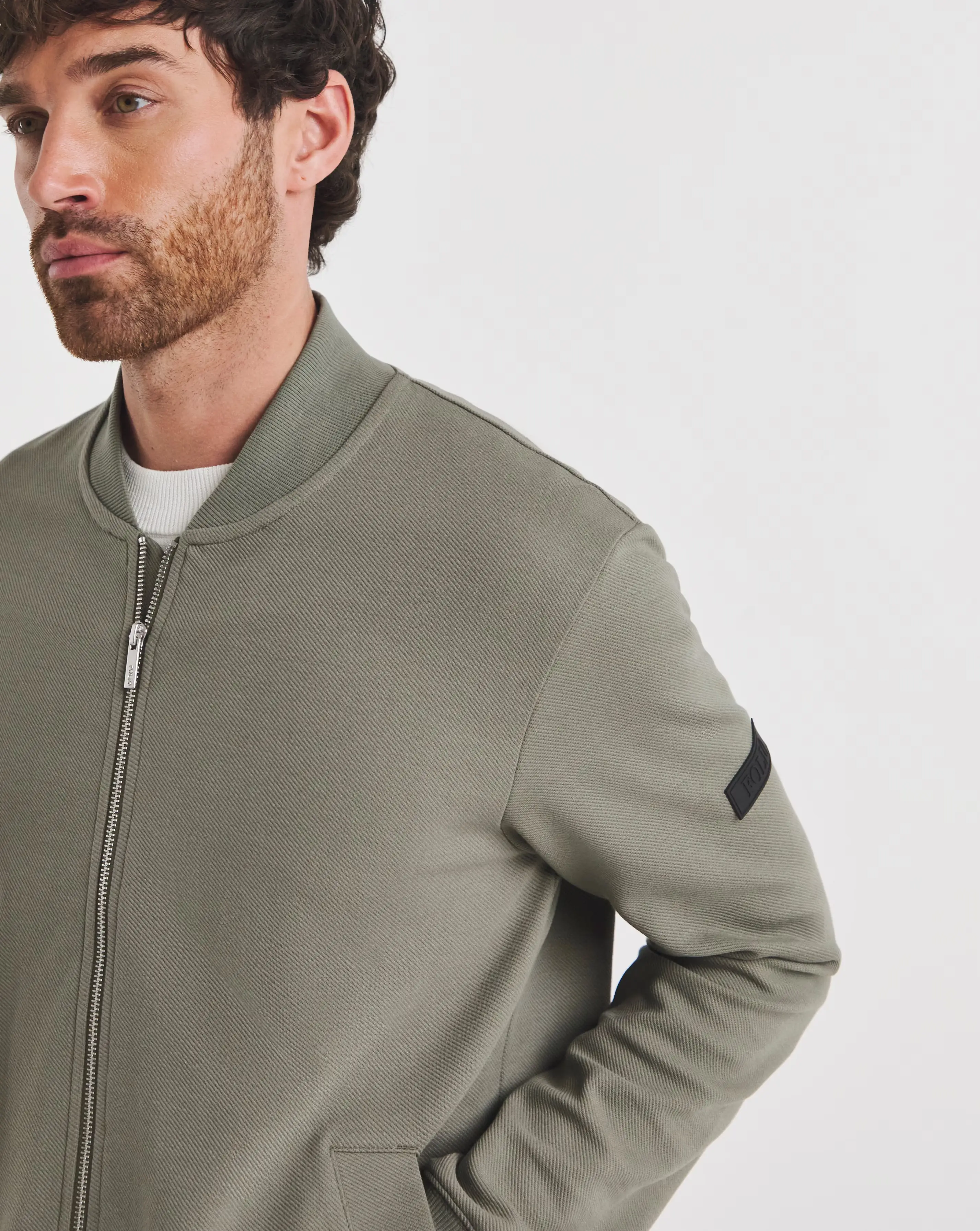 Folio Twill Bomber- Khaki 4 Folio Twill Bomber- Khaki