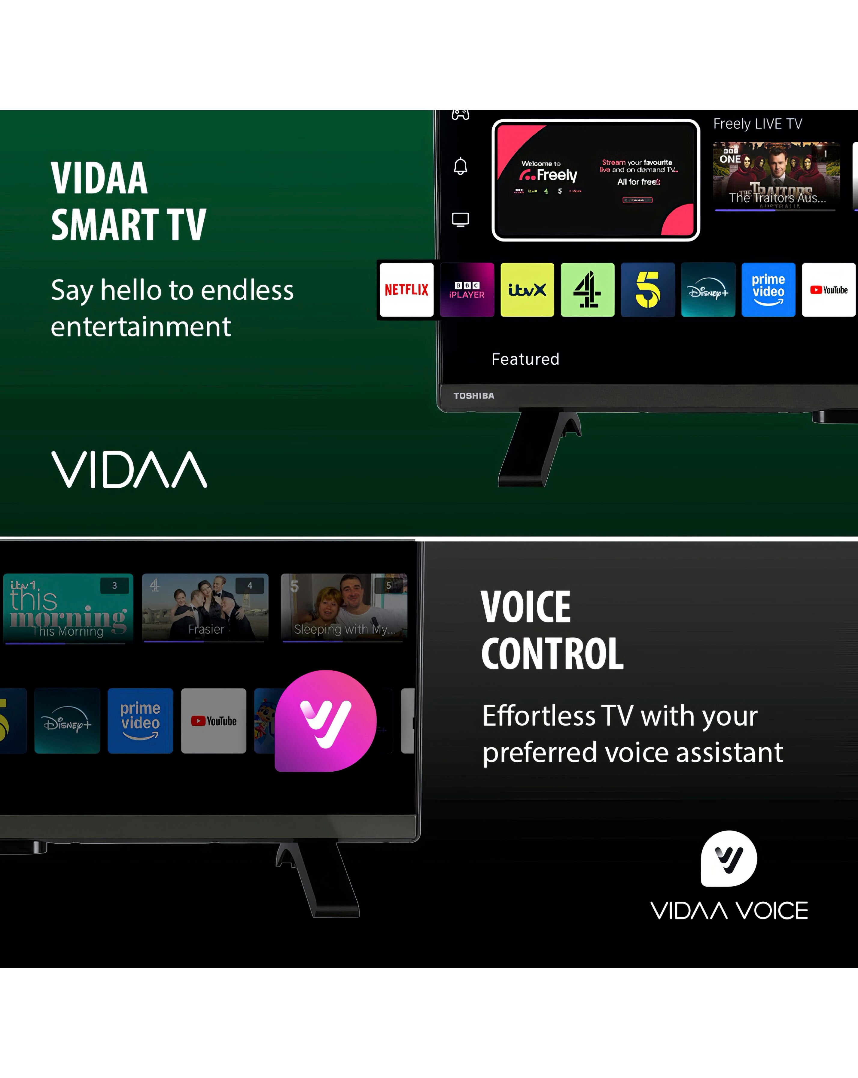 Toshiba 32WV2553DB 32in HD TV with Freely 7 Toshiba 32WV2553DB 32in HD TV with Freely